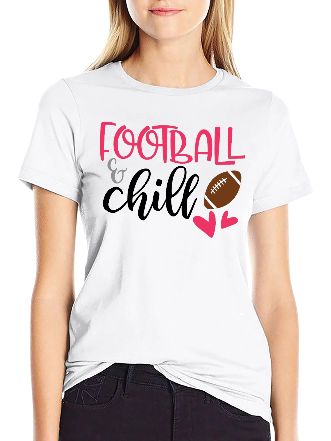Football and Chill Graphic Tee
