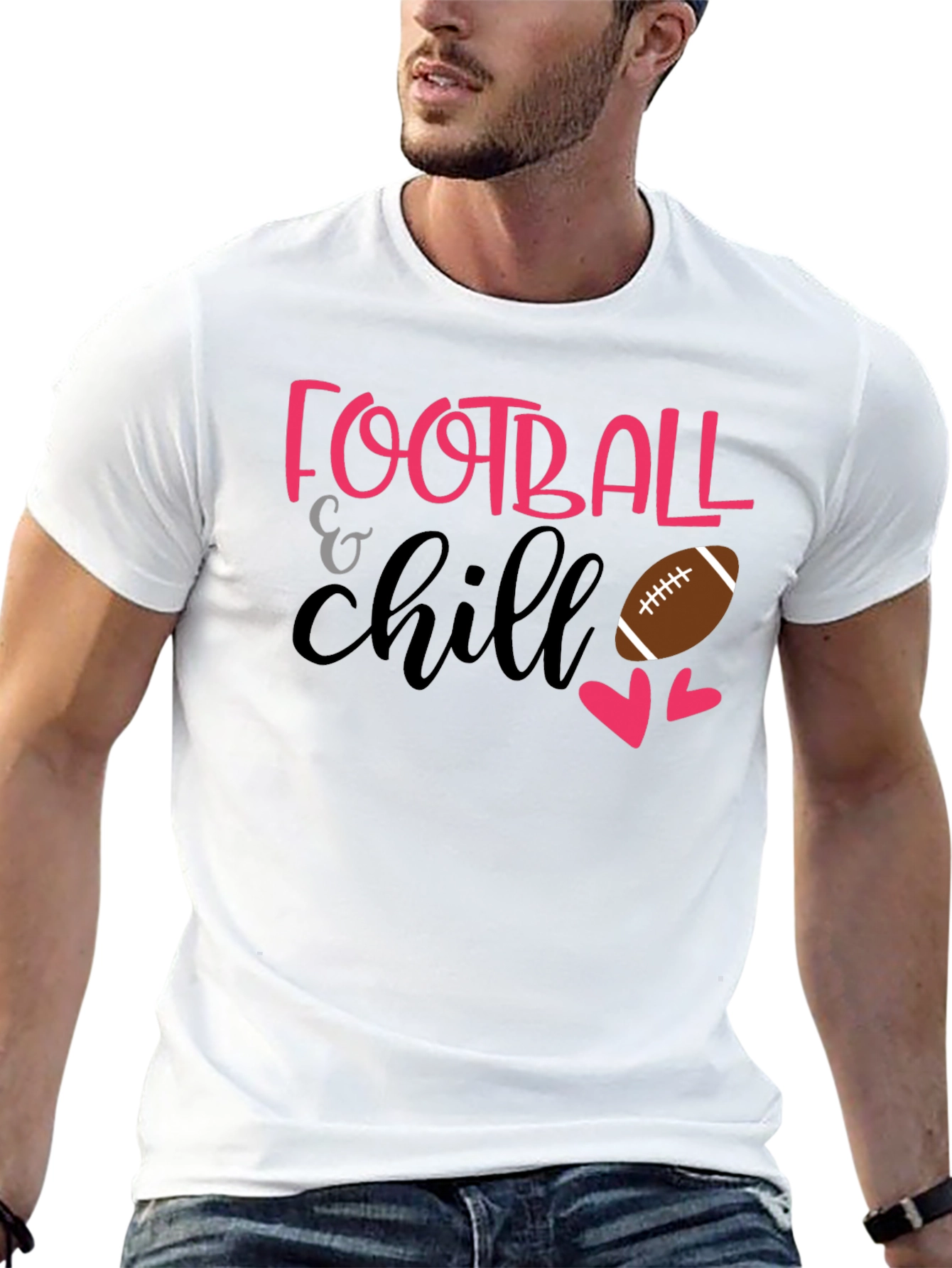Football and Chill Graphic Tee