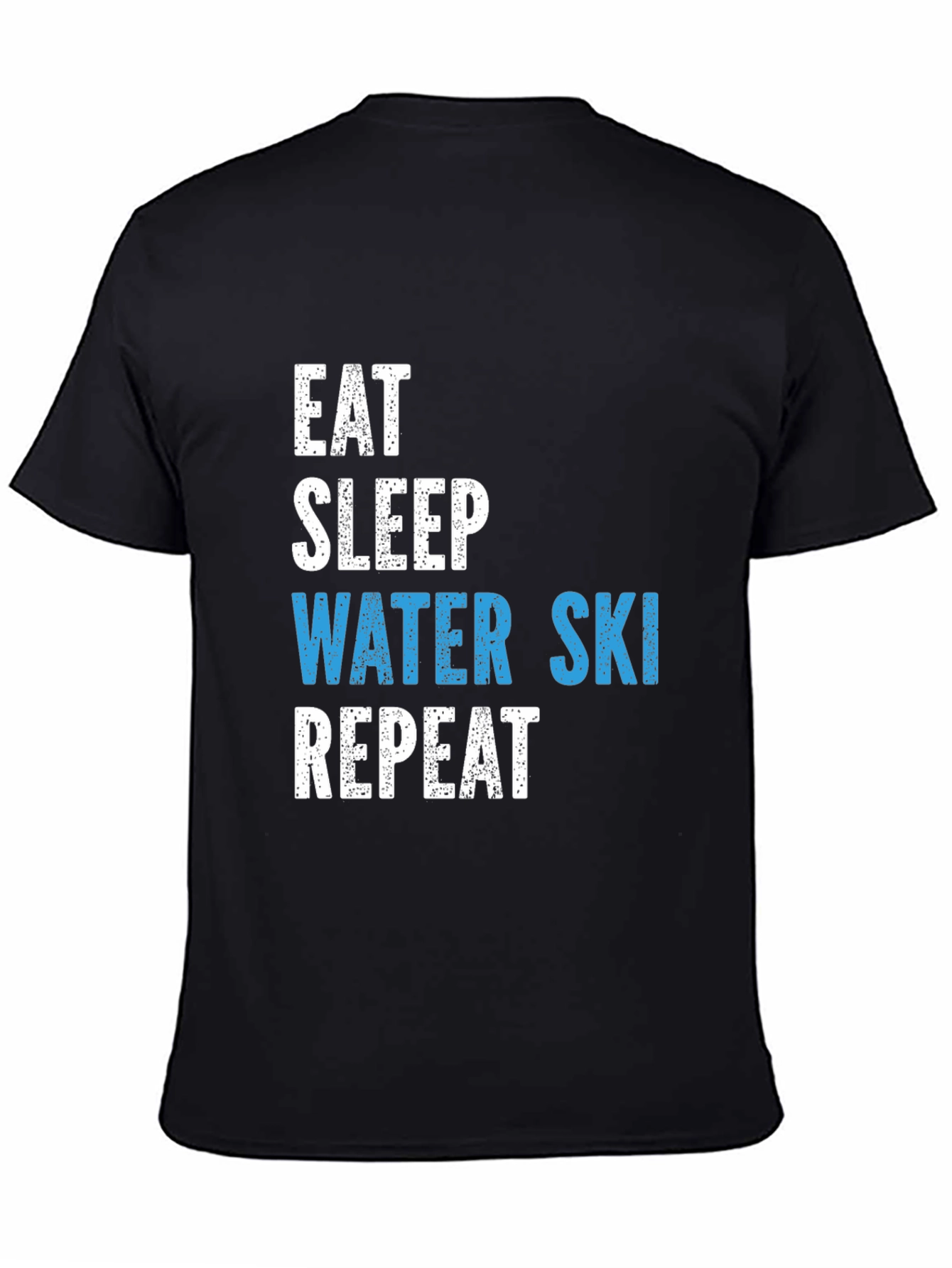 Eat Sleep Water Ski Repeat Graphic T-Shirt