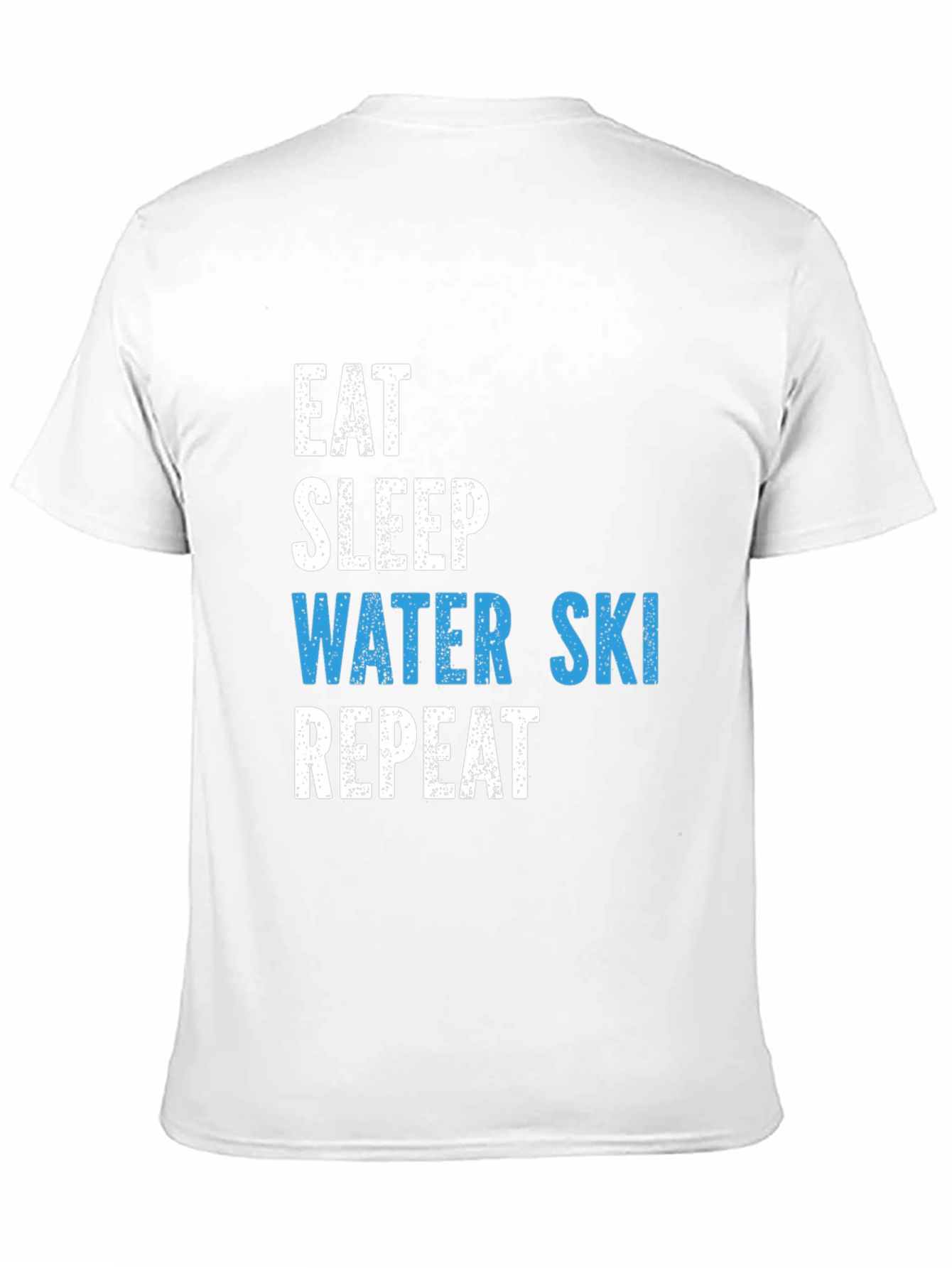 Eat Sleep Water Ski Repeat Graphic T-Shirt