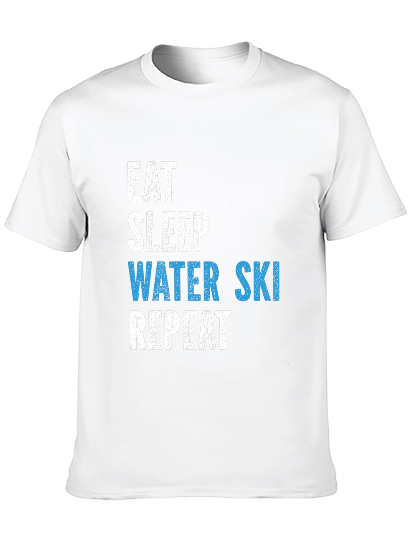 Eat Sleep Water Ski Repeat Graphic T-Shirt