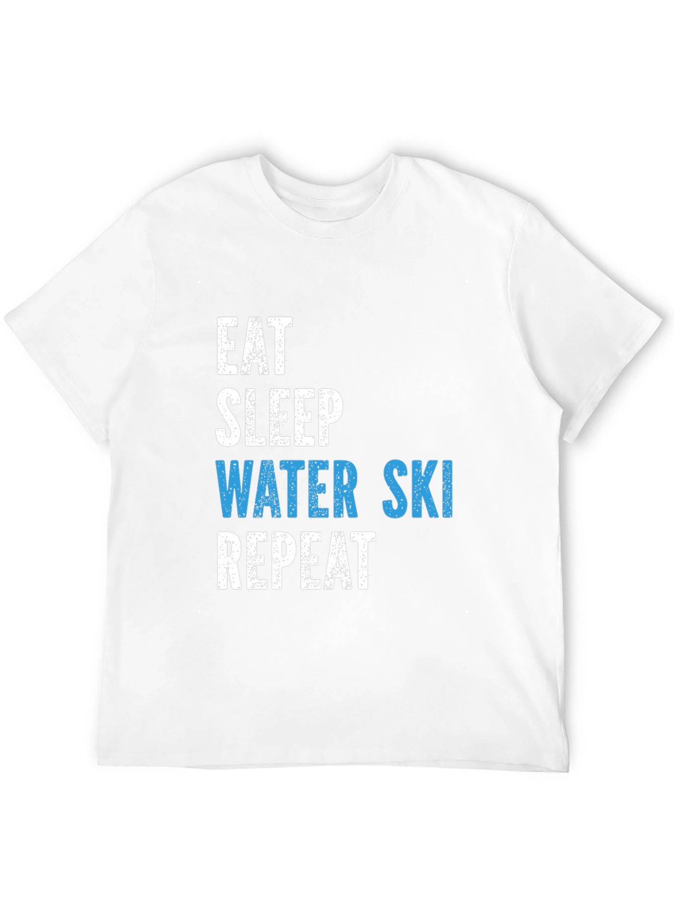 Eat Sleep Water Ski Repeat Graphic T-Shirt