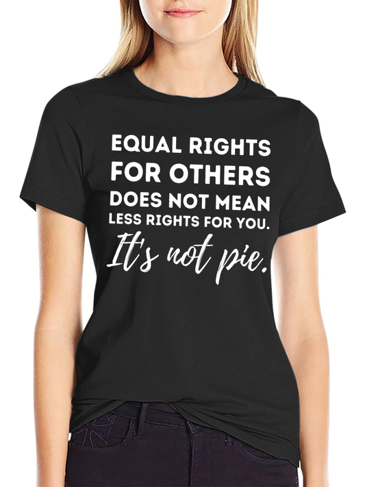 Equality Rights Black Graphic T-Shirt