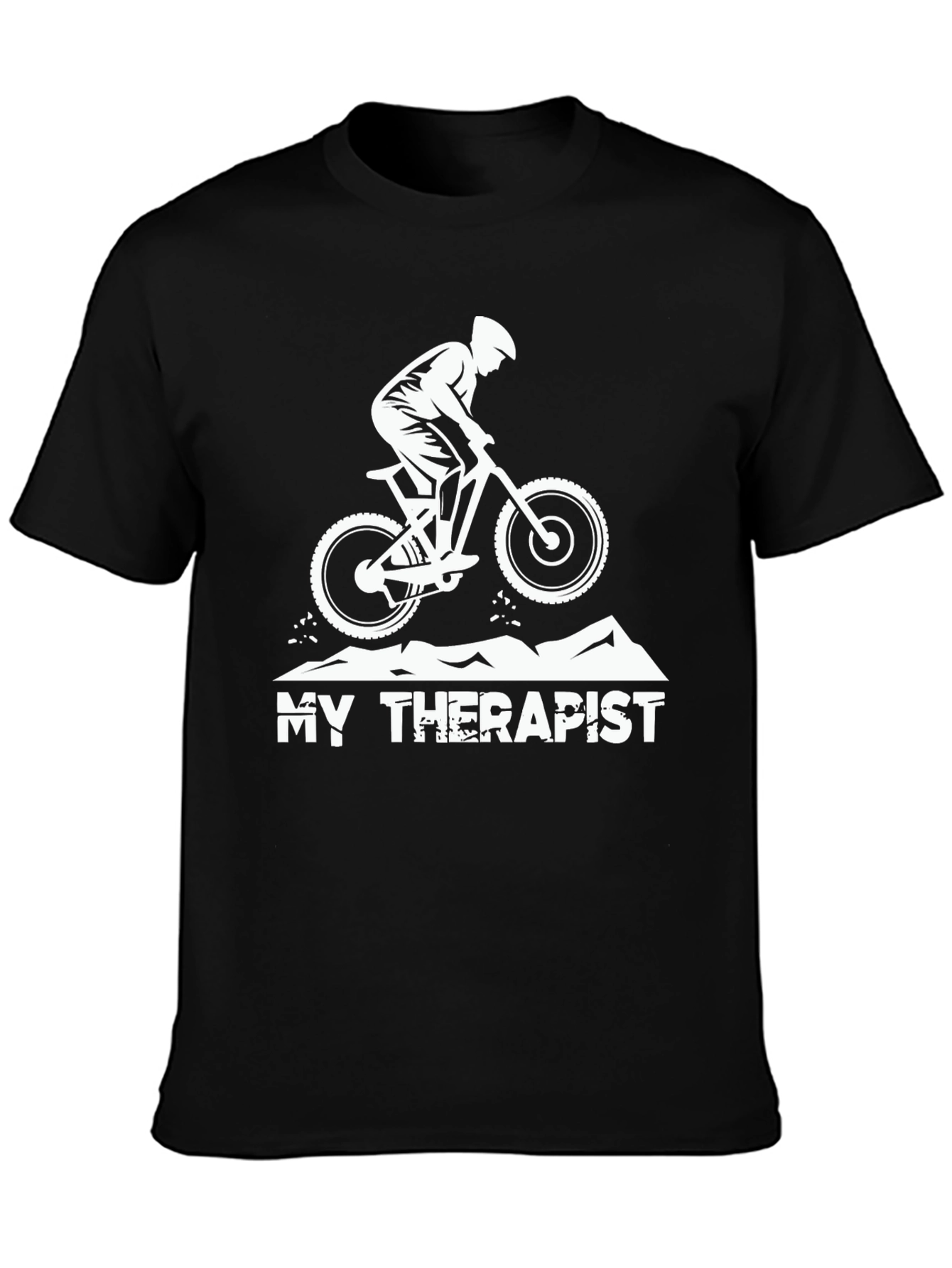 My Therapist T-Shirt - Mountain Bike Rider Tee