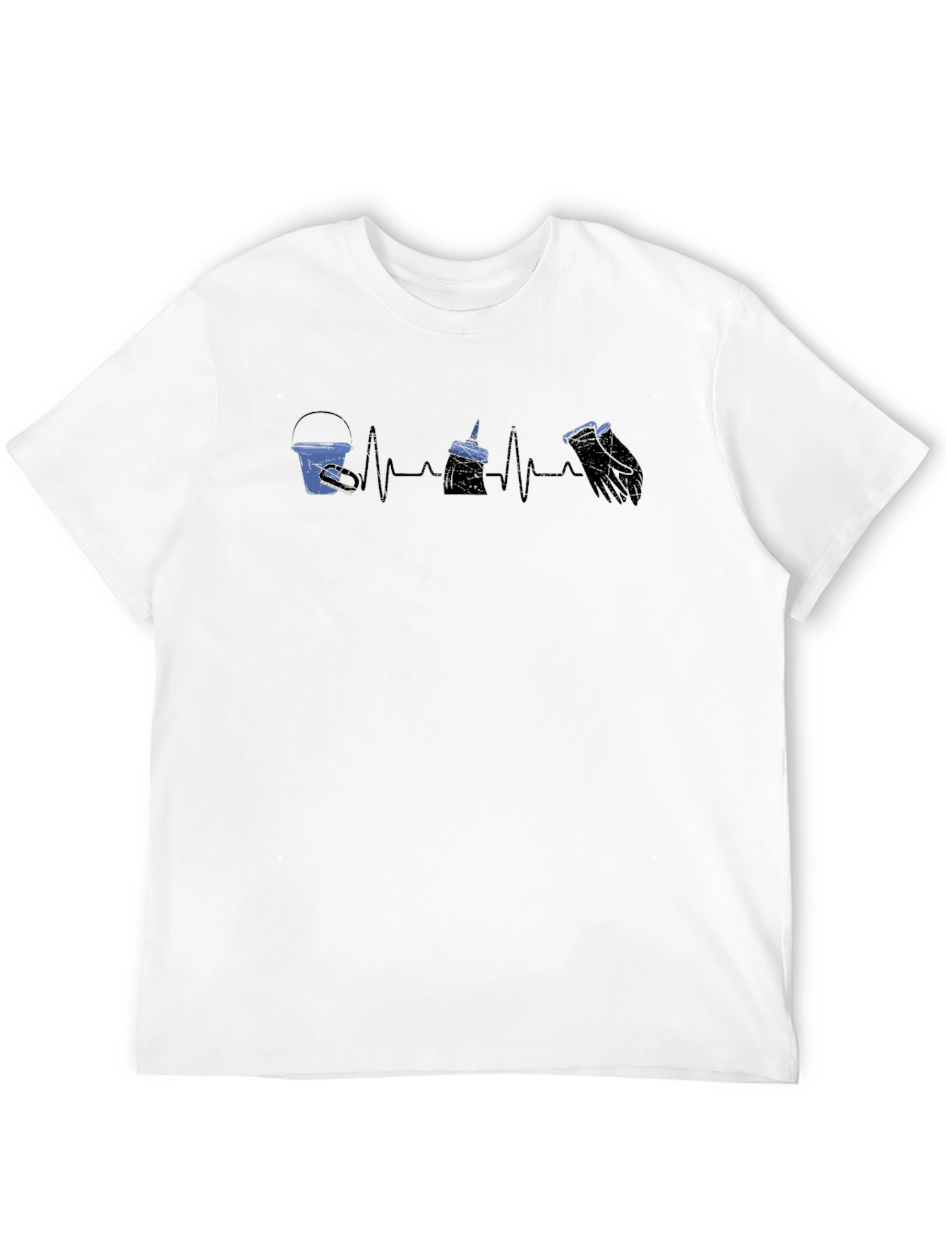 Painter Heartbeat T-Shirt - Black Graphic Tee