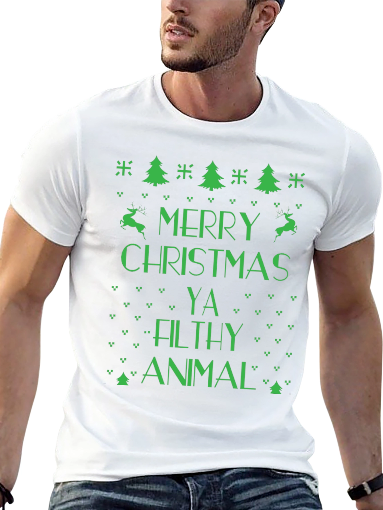 Merry Christmas Ya Filthy Animal T-Shirt