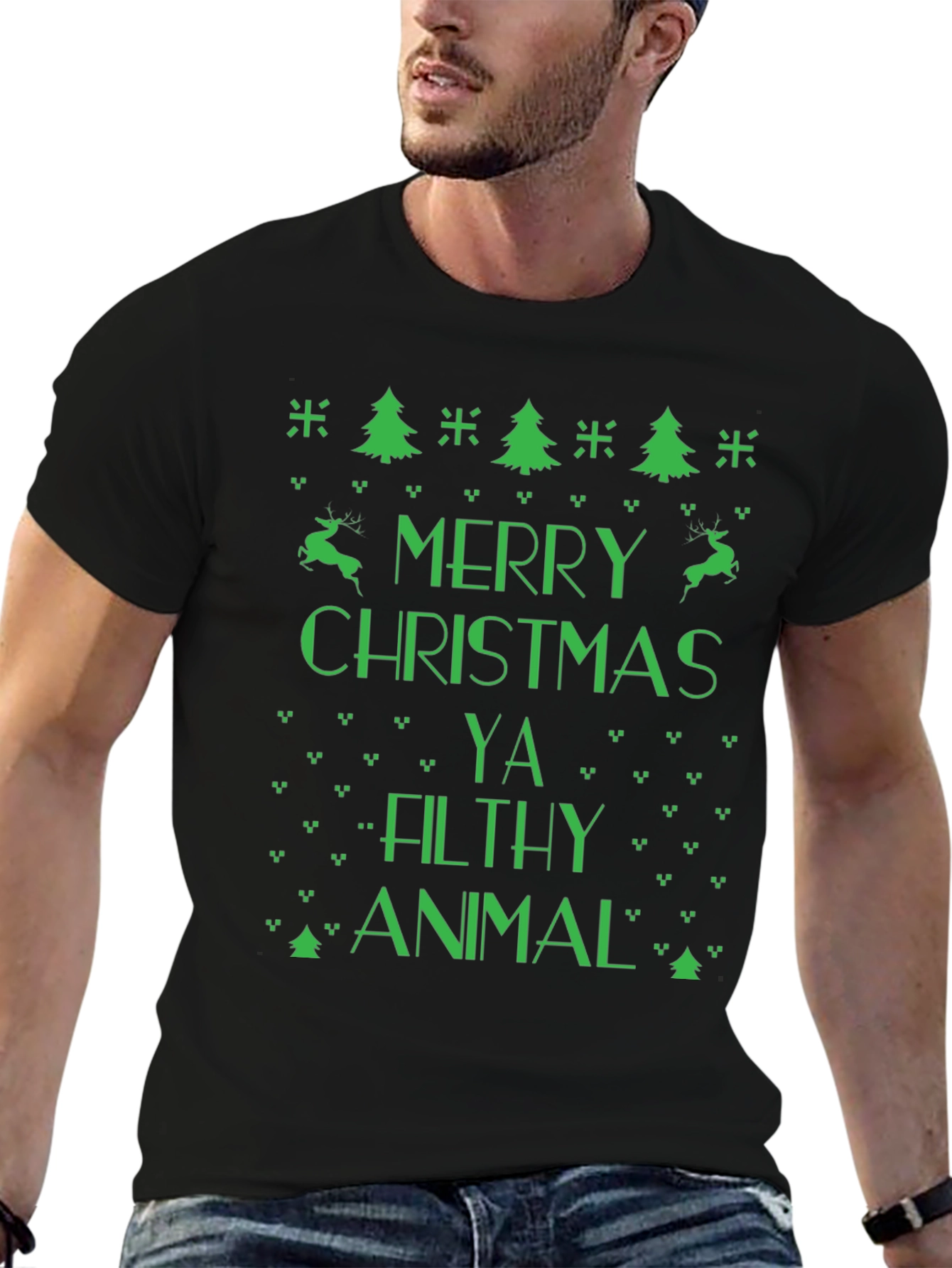 Merry Christmas Ya Filthy Animal T-Shirt