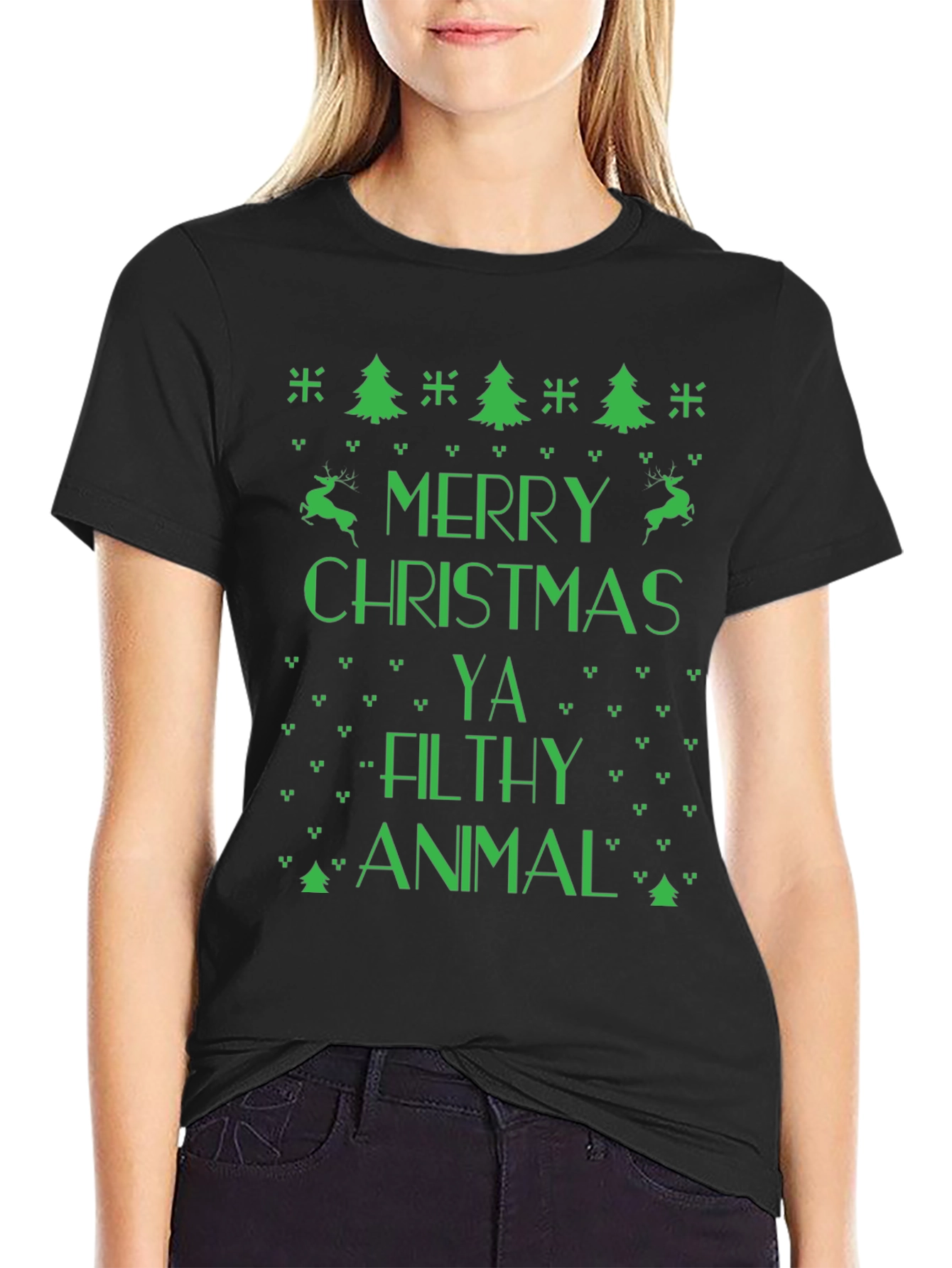 Merry Christmas Ya Filthy Animal T-Shirt