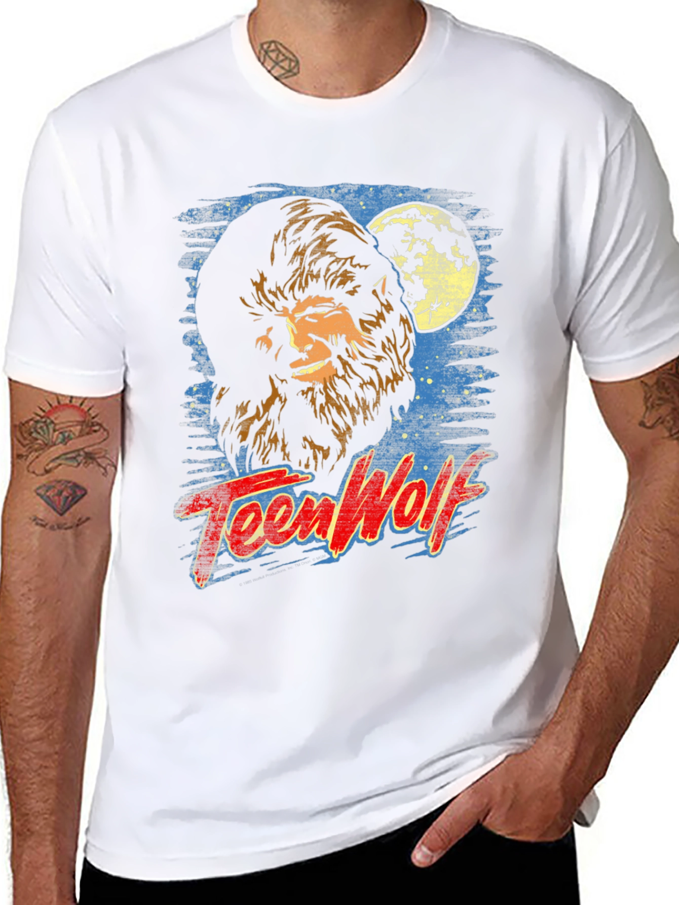 Teen Wolf Graphic Tee - Retro Movie T-Shirt