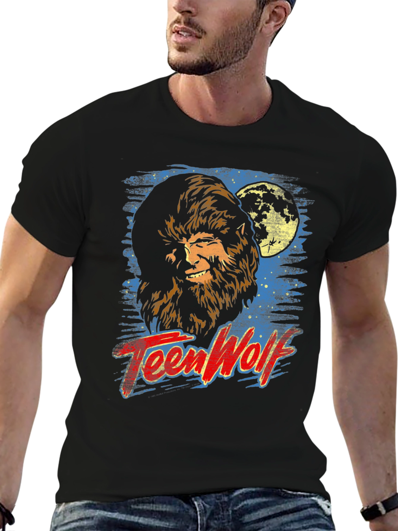 Teen Wolf Graphic Tee - Retro Movie T-Shirt
