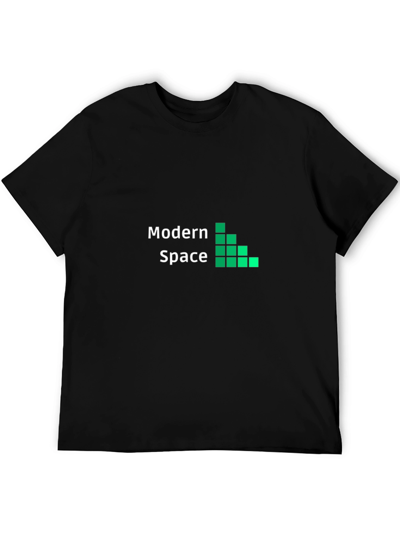 Modern Space Black T-Shirt
