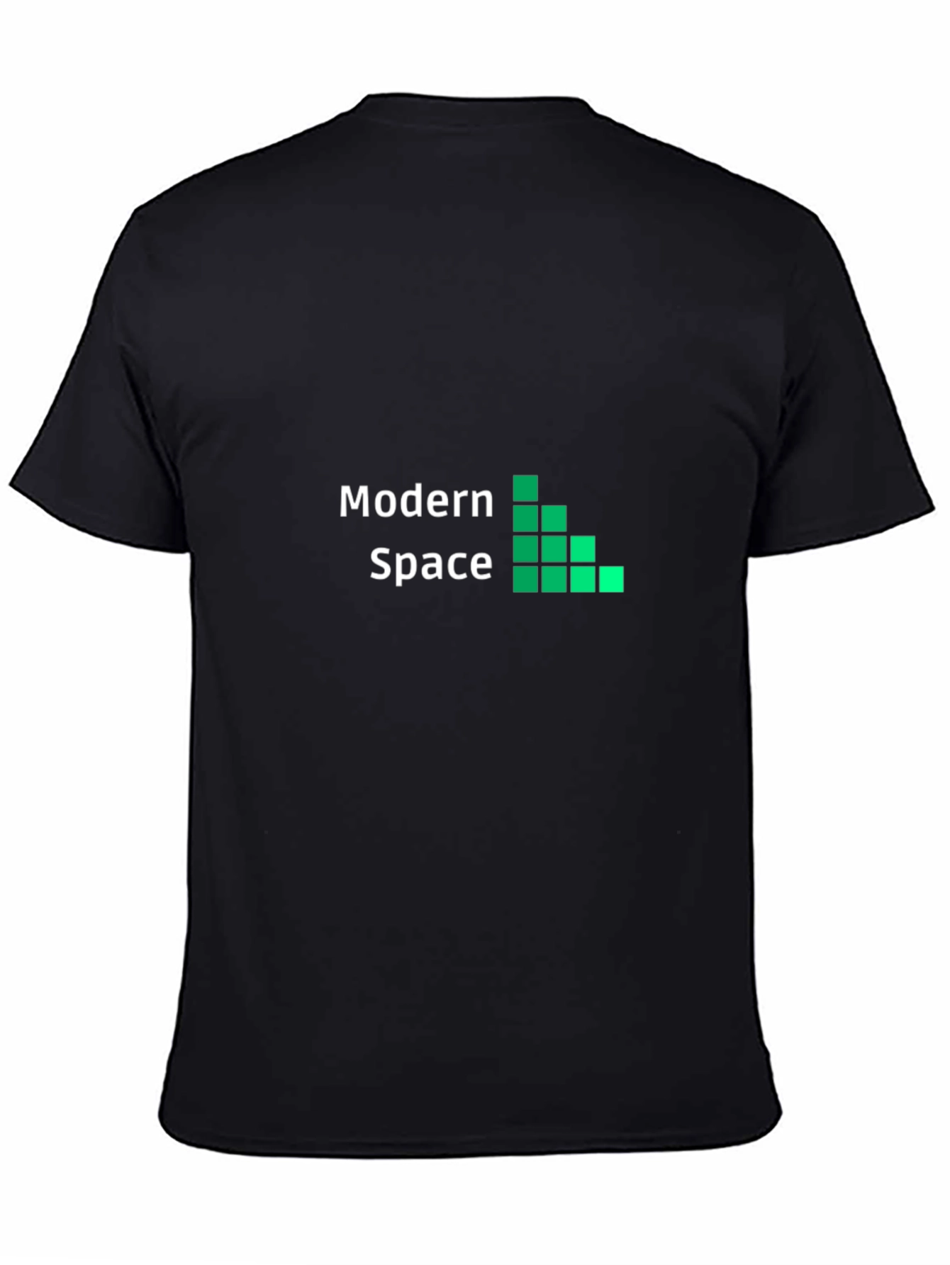 Modern Space Black T-Shirt
