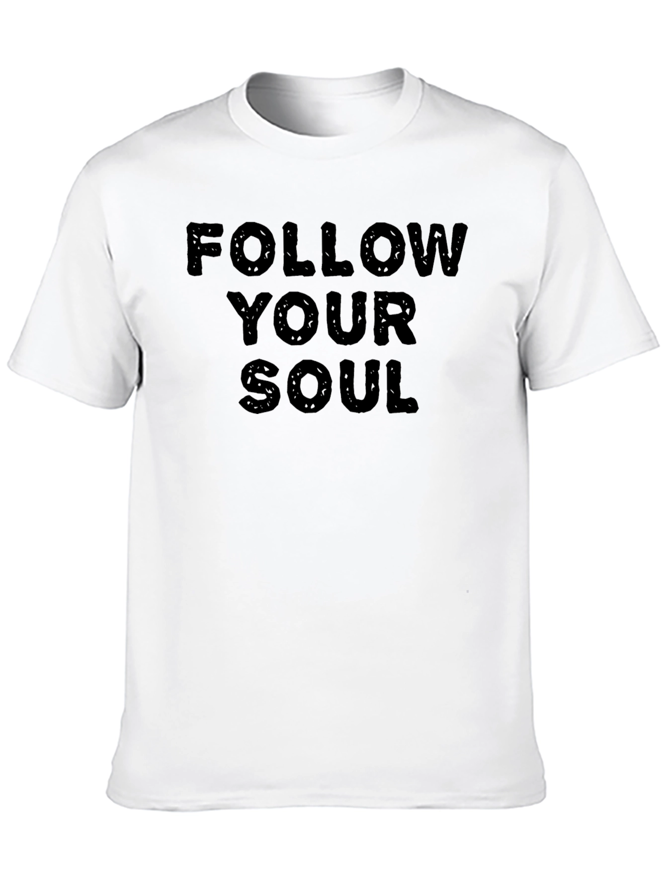 Follow Your Soul Black Graphic Tee