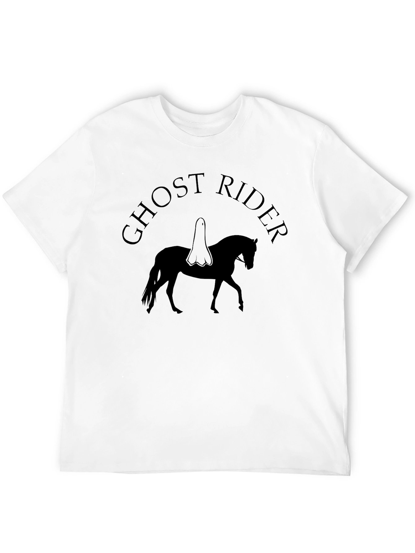 Ghost Rider T-Shirt - Spooky Horse Graphic Tee