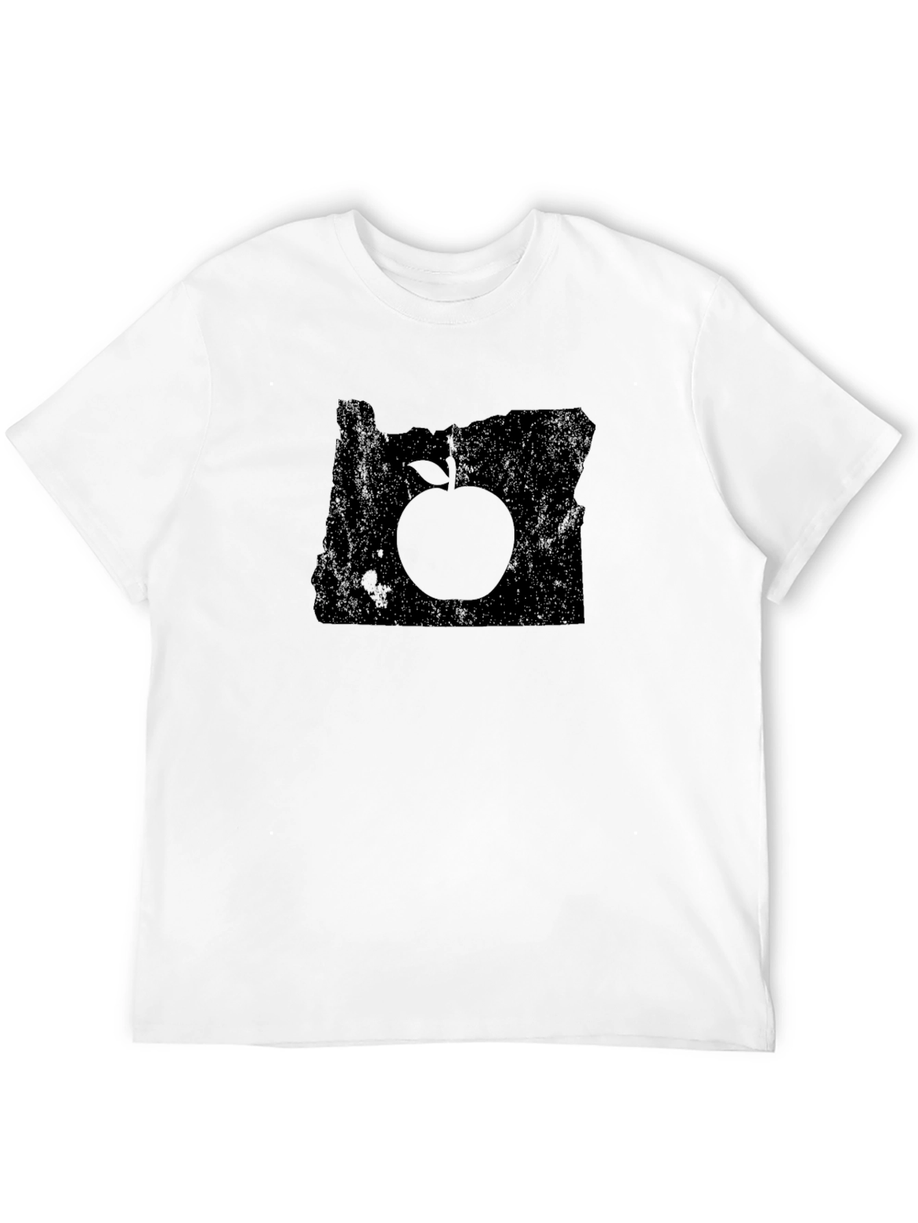 Oregon Apple Graphic T-Shirt - Black