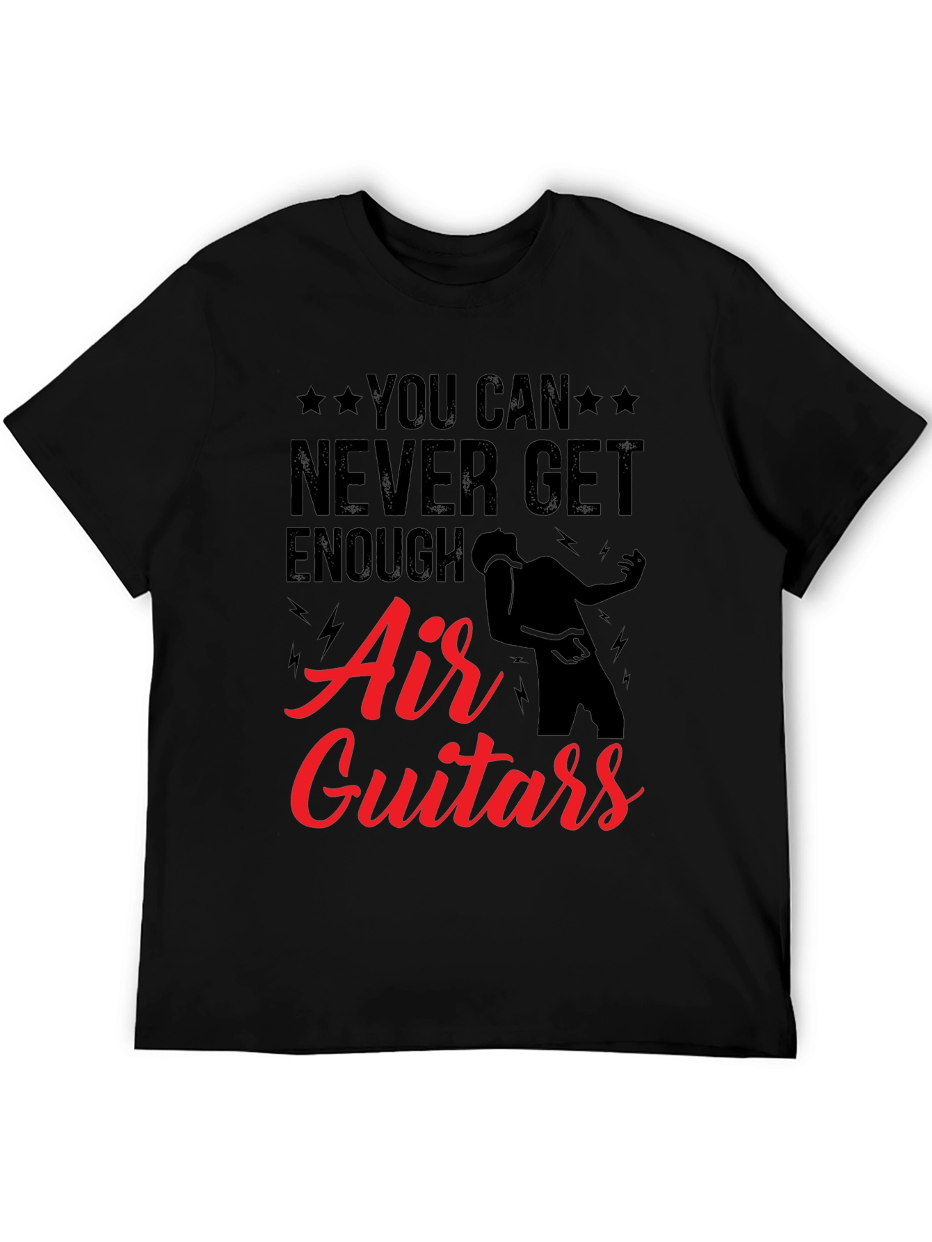 Air Guitars Black T-Shirt