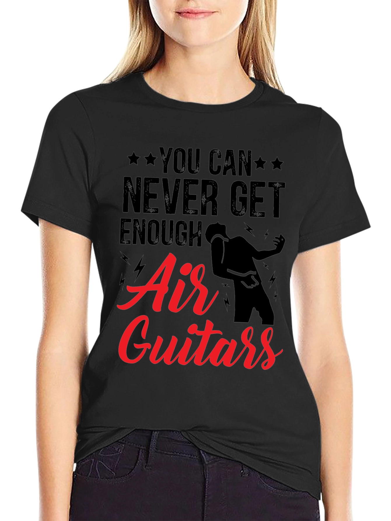 Air Guitars Black T-Shirt