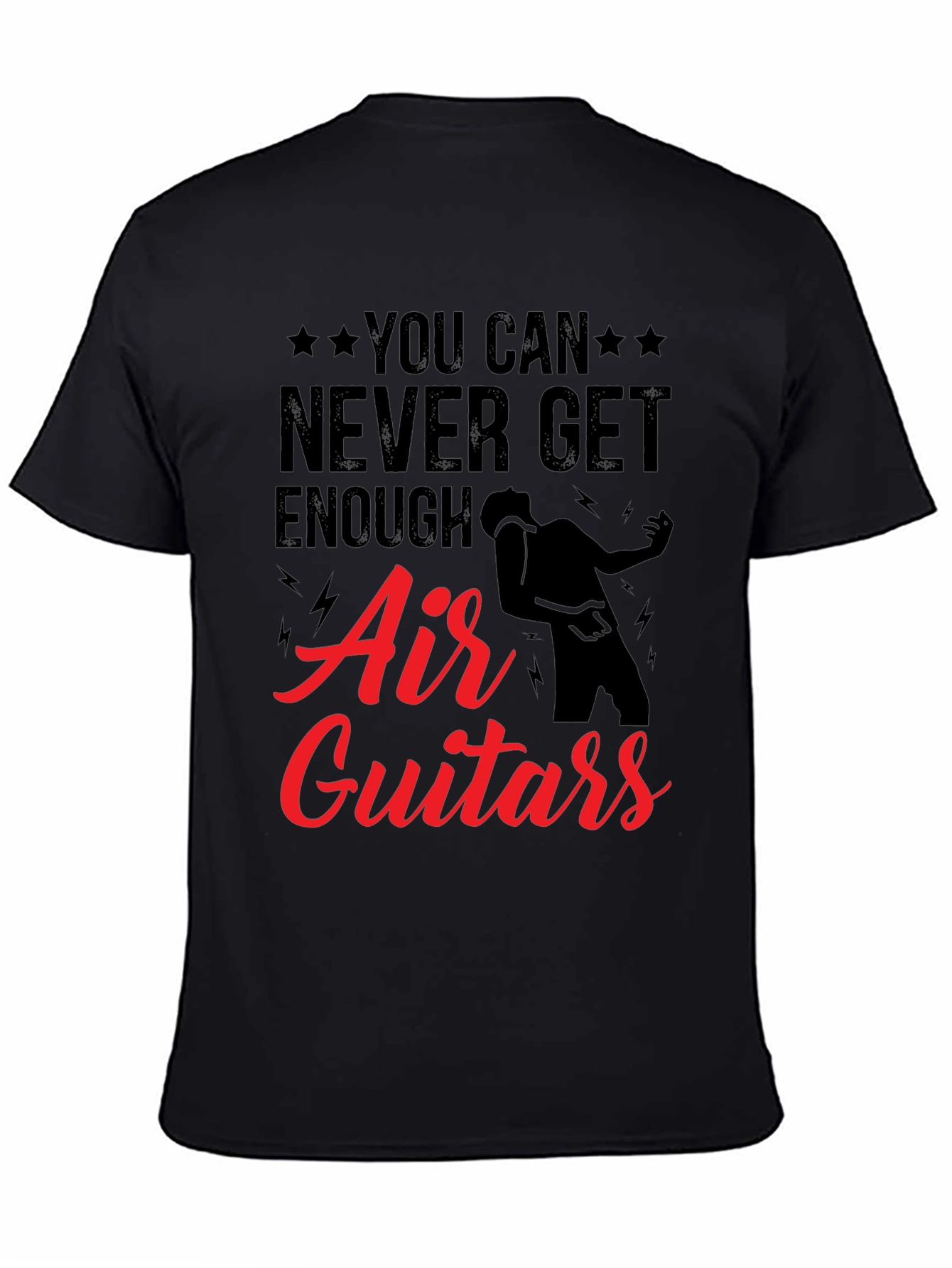 Air Guitars Black T-Shirt