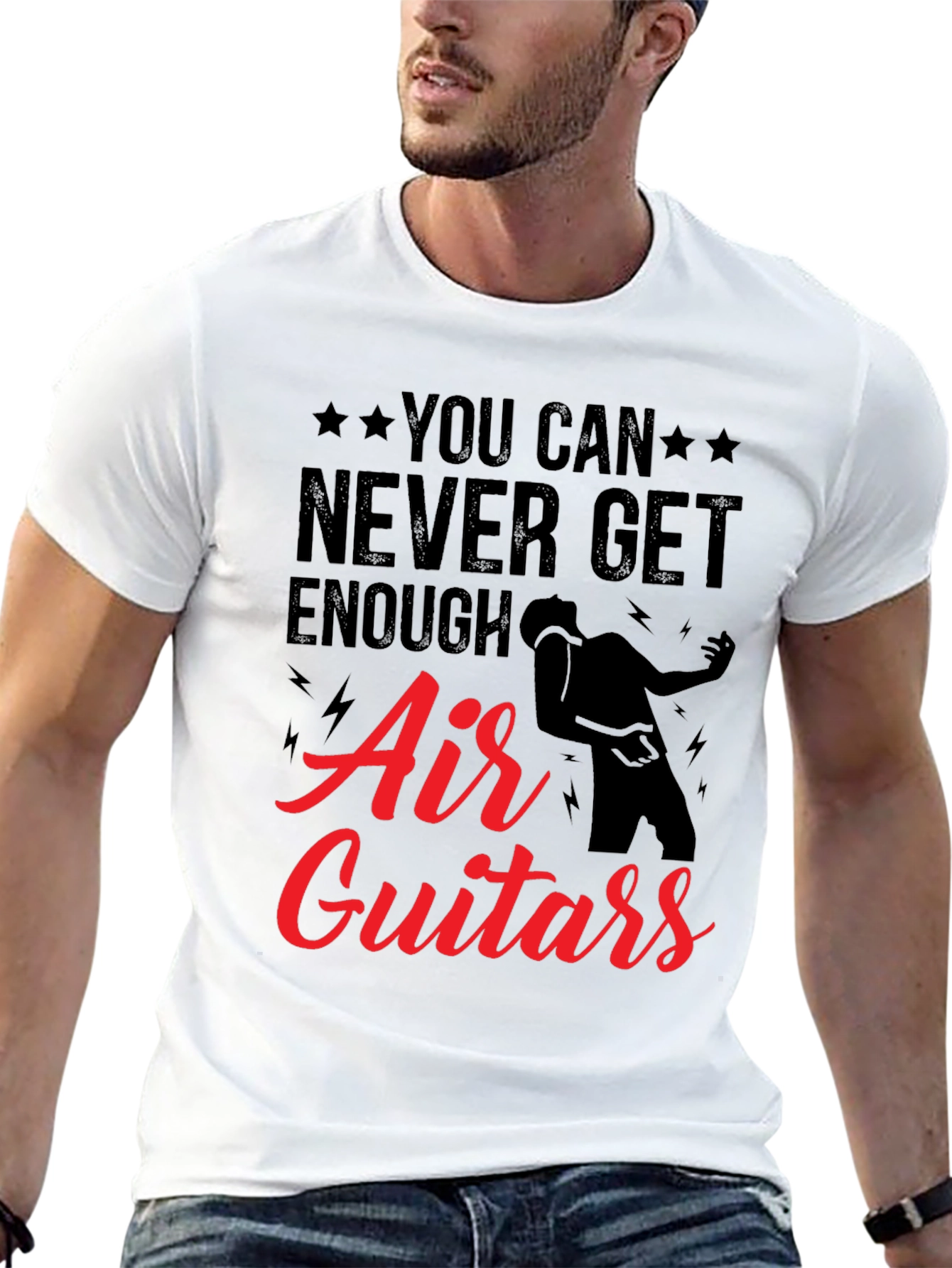 Air Guitars Black T-Shirt