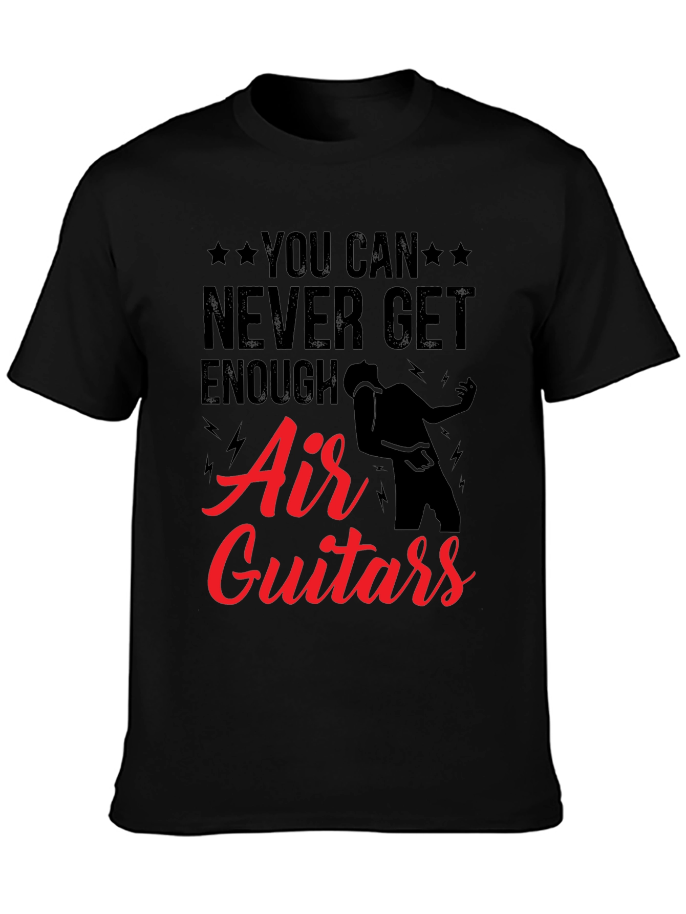 Air Guitars Black T-Shirt