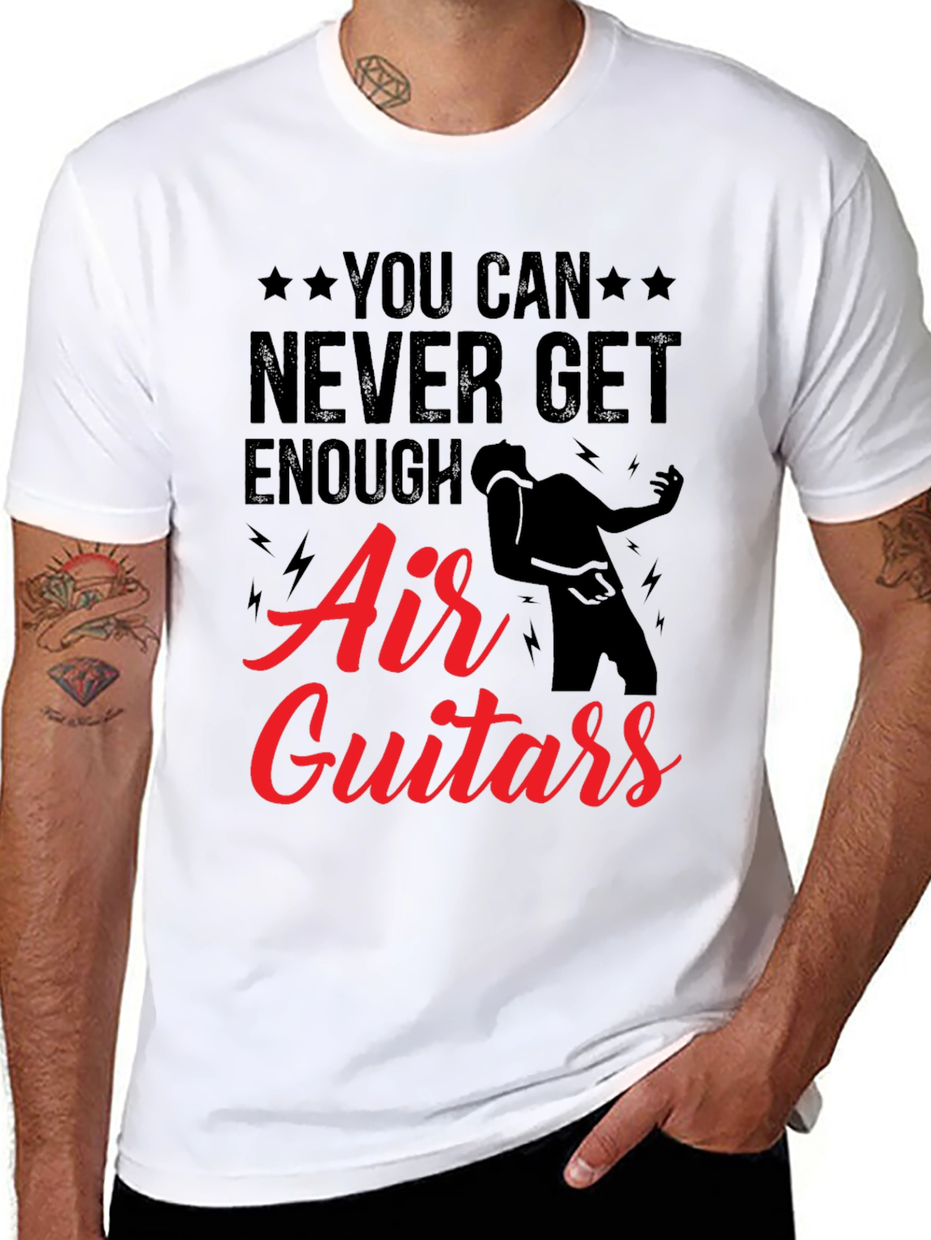 Air Guitars Black T-Shirt