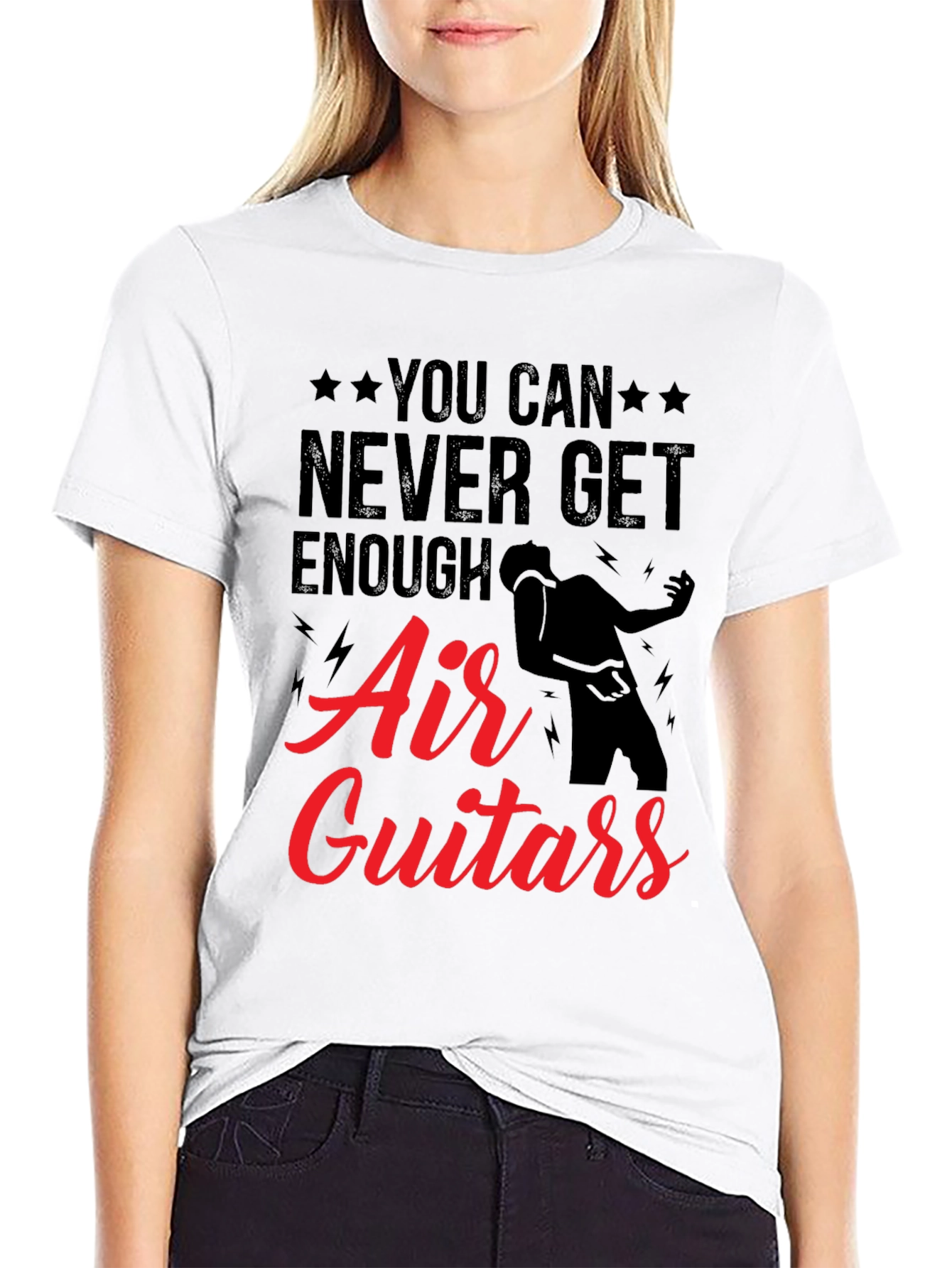 Air Guitars Black T-Shirt