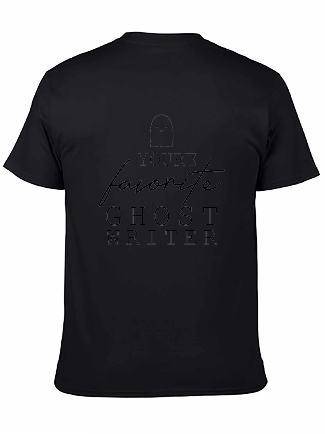 Favorite Ghost Writer T-Shirt - Spooky Season Apparel