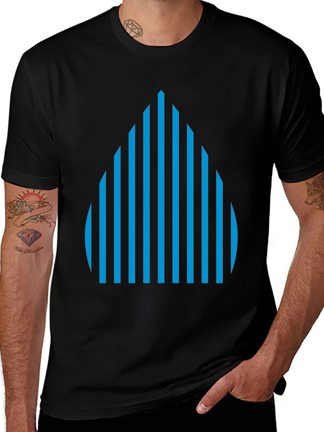 Modern Striped Tee