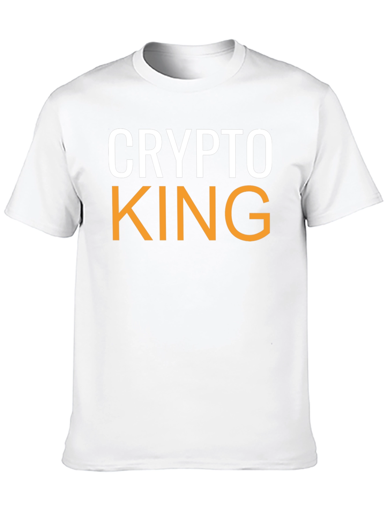 Crypto King Black T-Shirt - Stylish Bitcoin Apparel