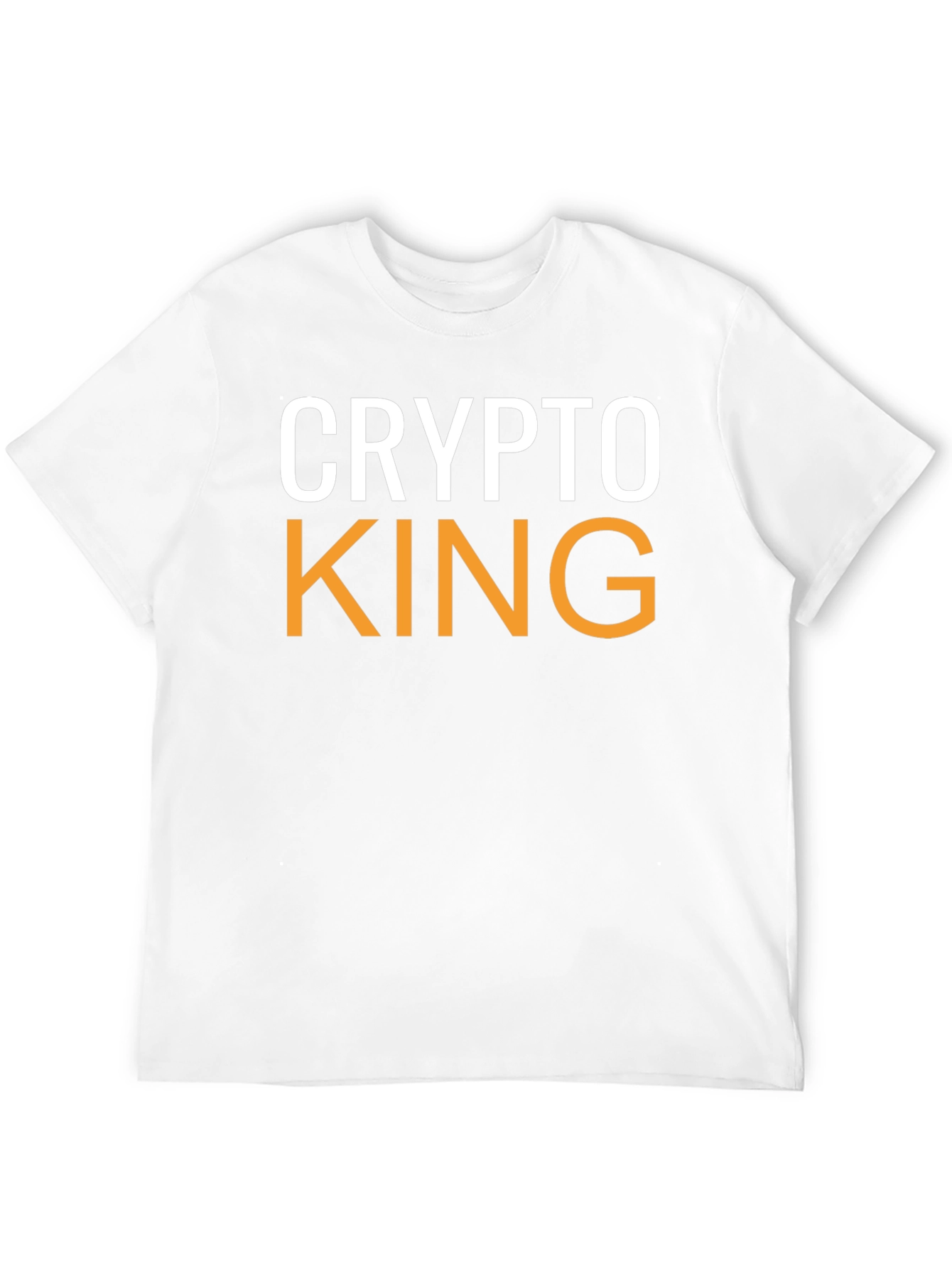 Crypto King Black T-Shirt - Stylish Bitcoin Apparel