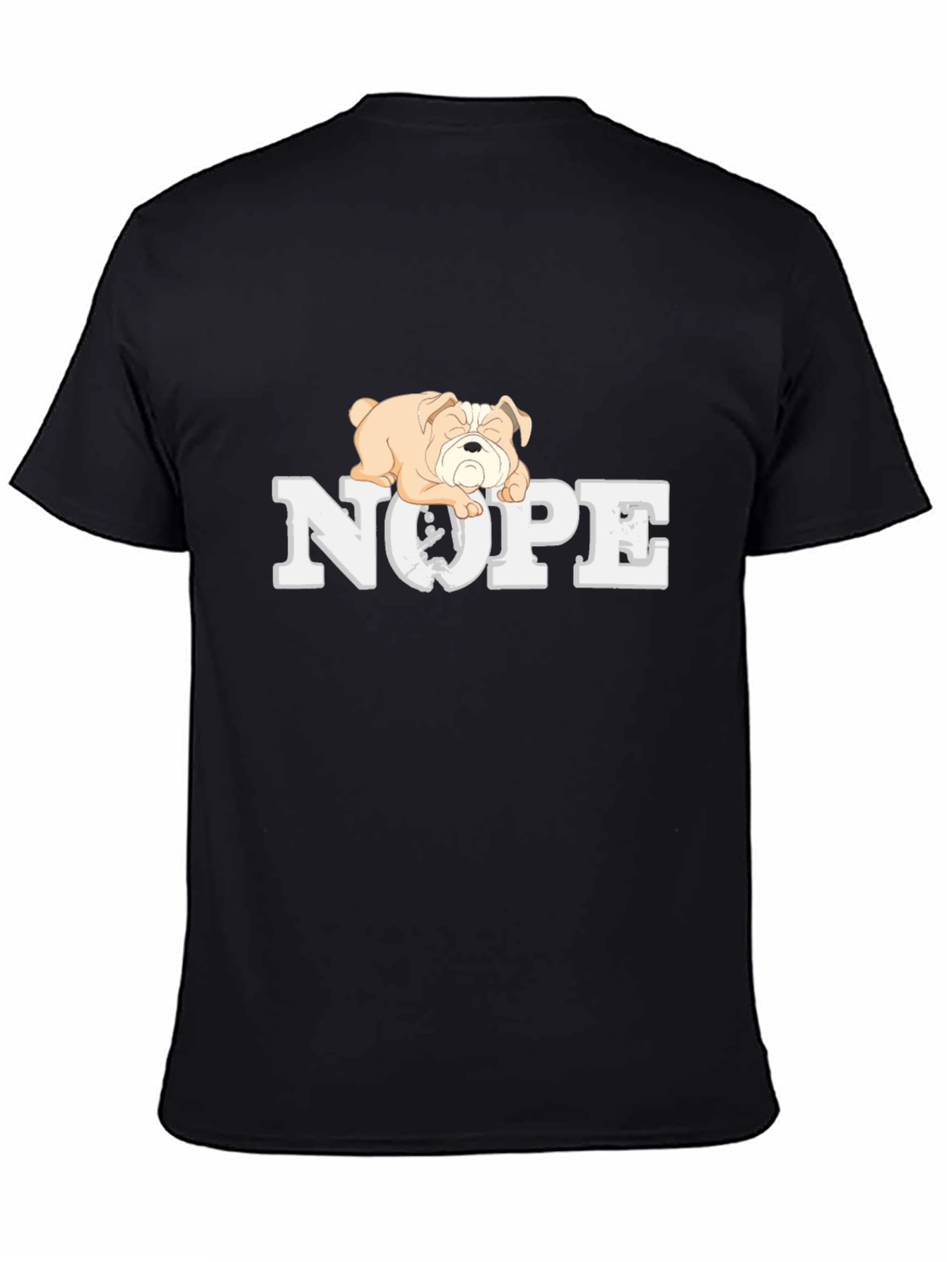 Nope Bulldog Graphic Tee