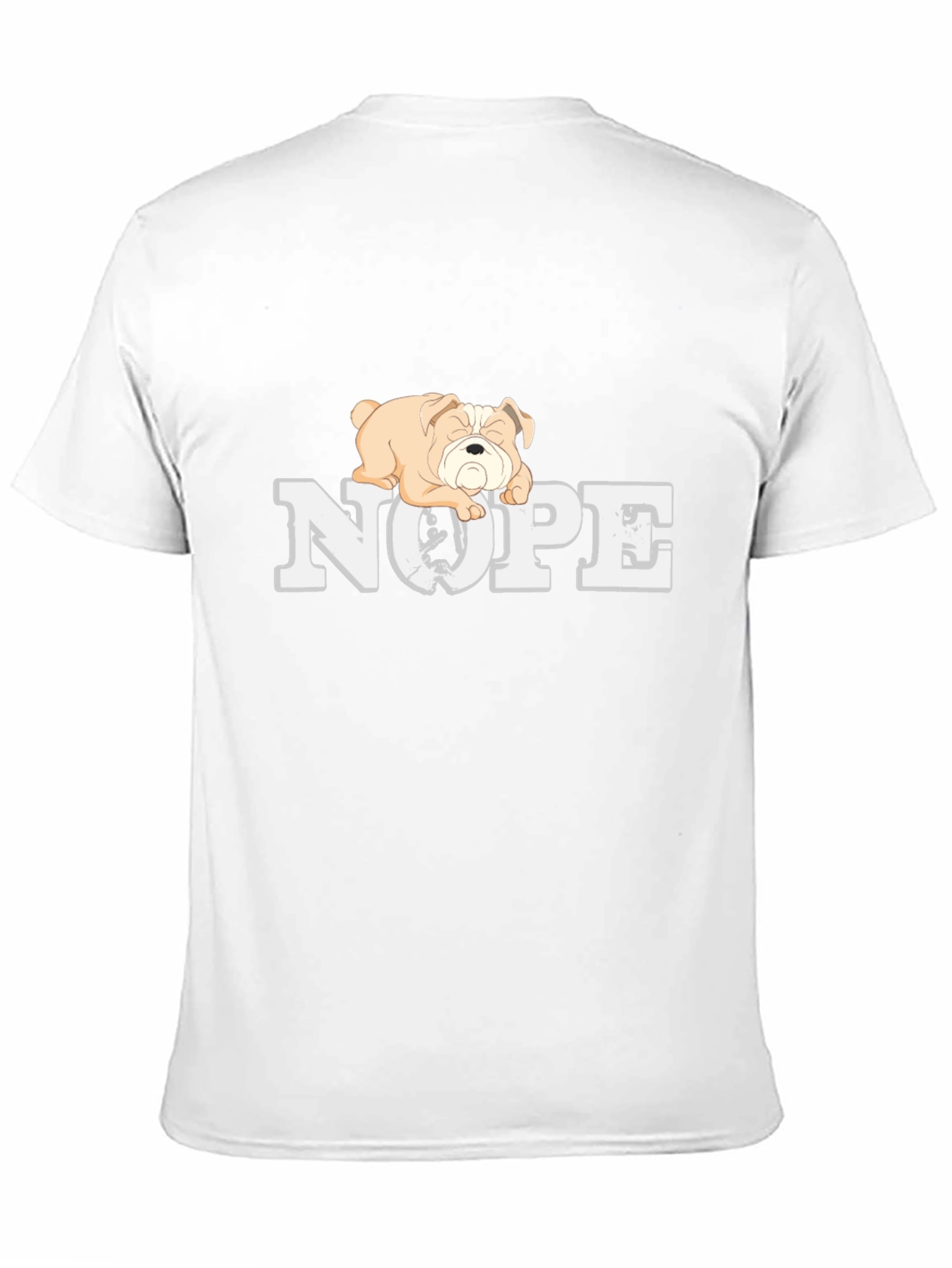 Nope Bulldog Graphic Tee