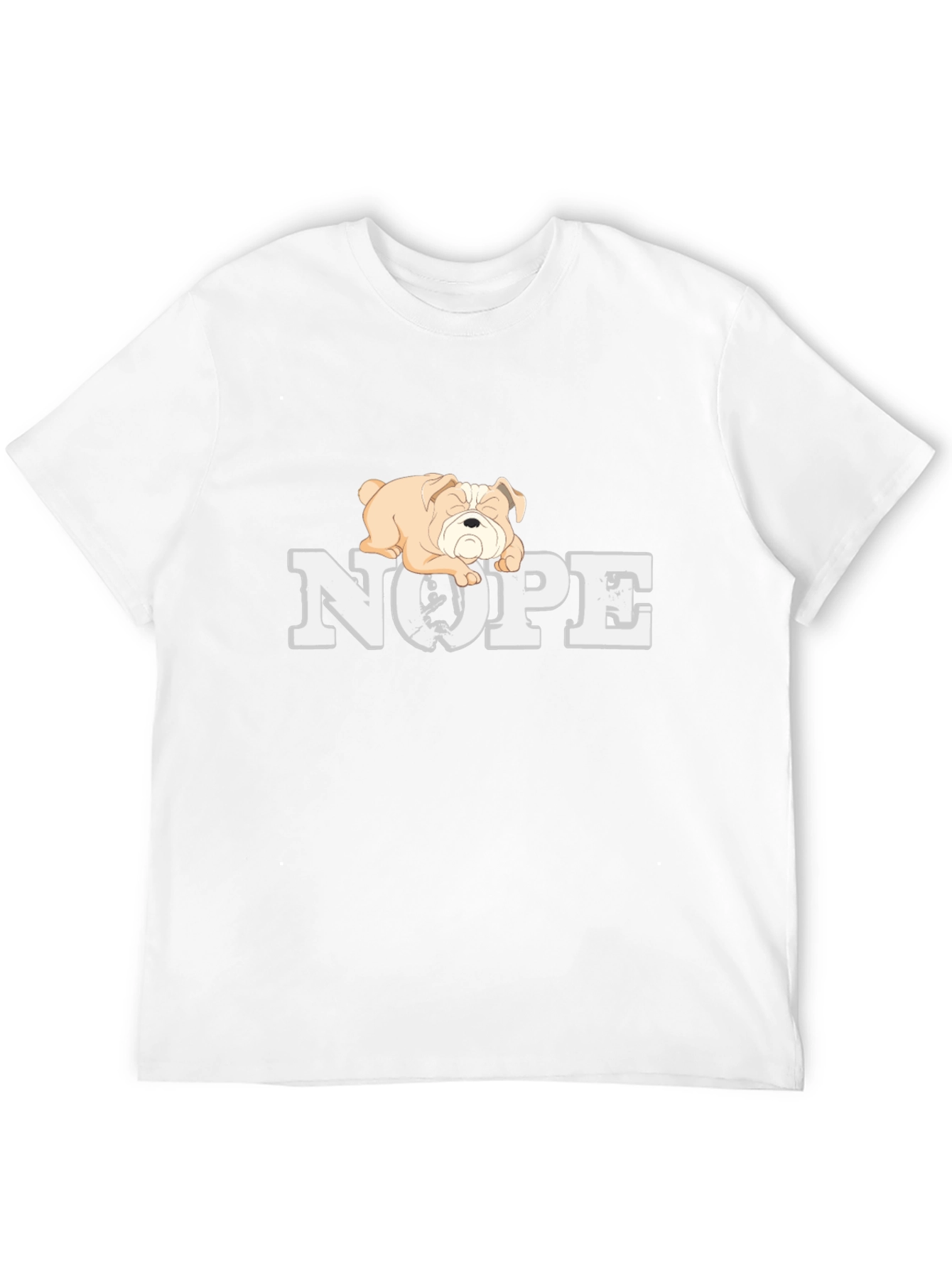 Nope Bulldog Graphic Tee