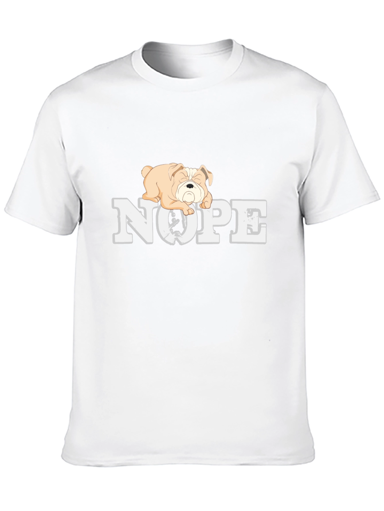 Nope Bulldog Graphic Tee