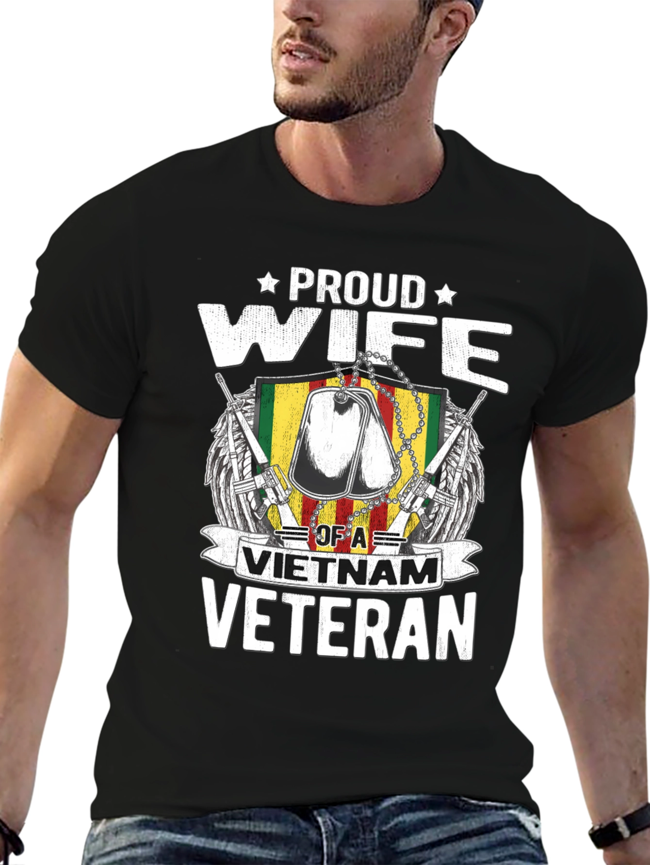 Proud Wife of a Vietnam Veteran T-Shirt