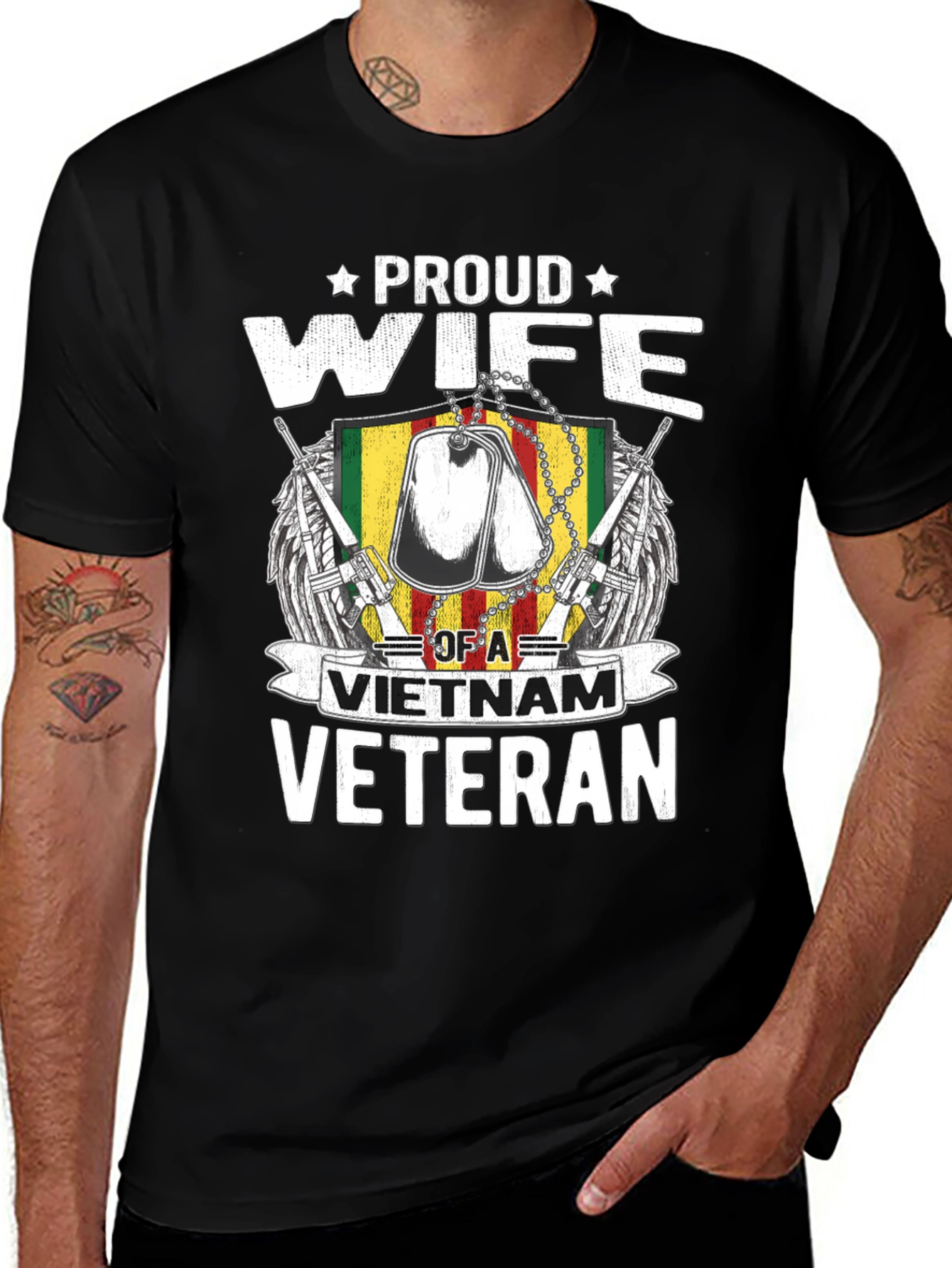 Proud Wife of a Vietnam Veteran T-Shirt