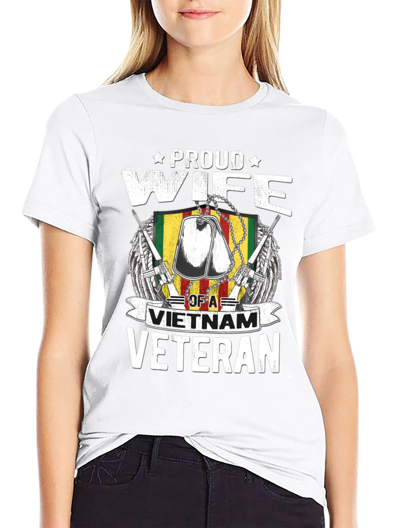 Proud Wife of a Vietnam Veteran T-Shirt