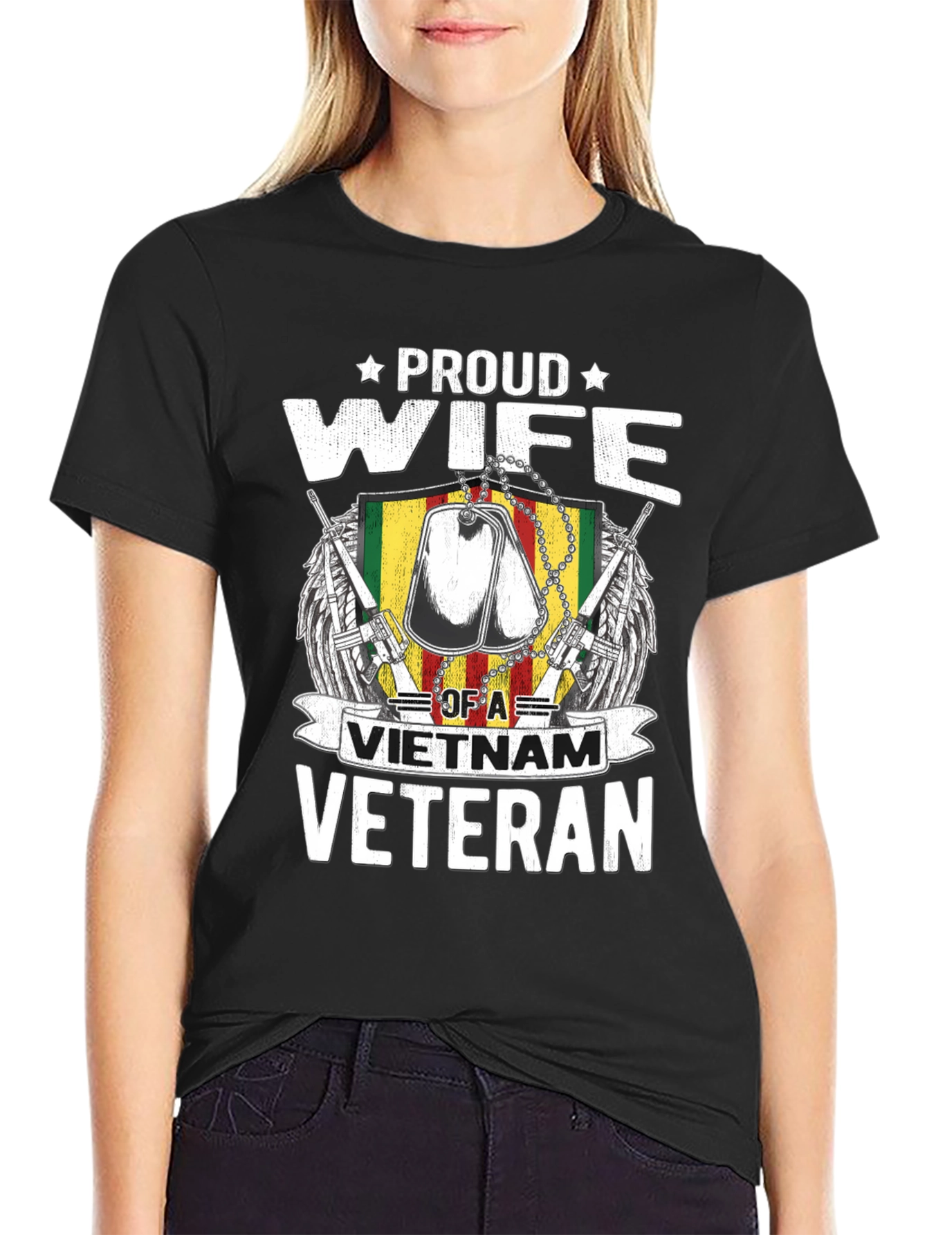 Proud Wife of a Vietnam Veteran T-Shirt