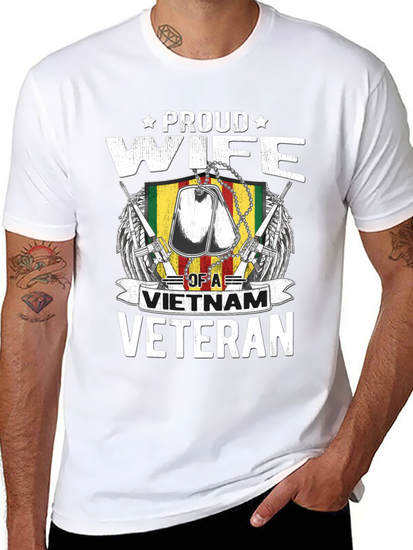 Proud Wife of a Vietnam Veteran T-Shirt