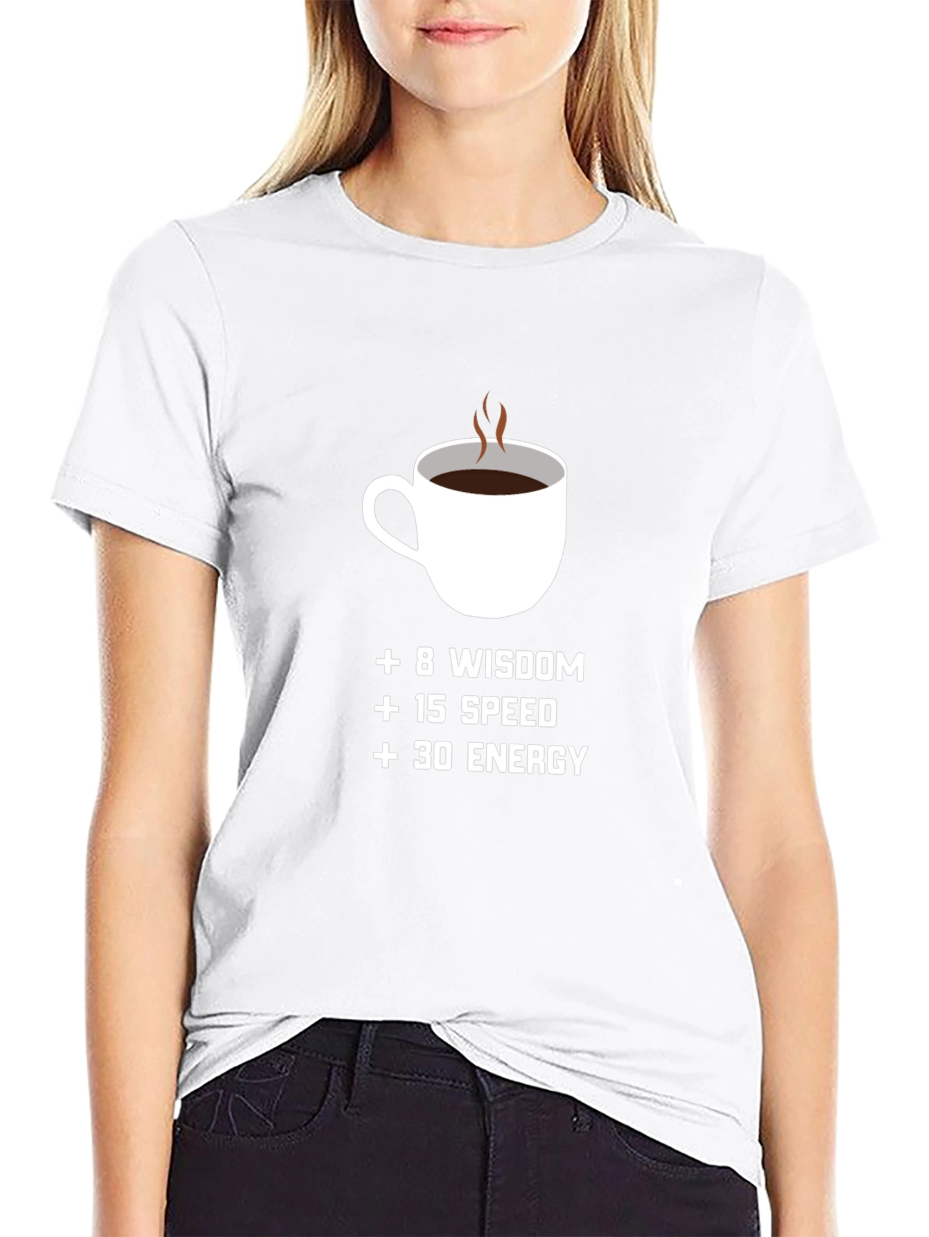 Coffee + Stats Black T-Shirt