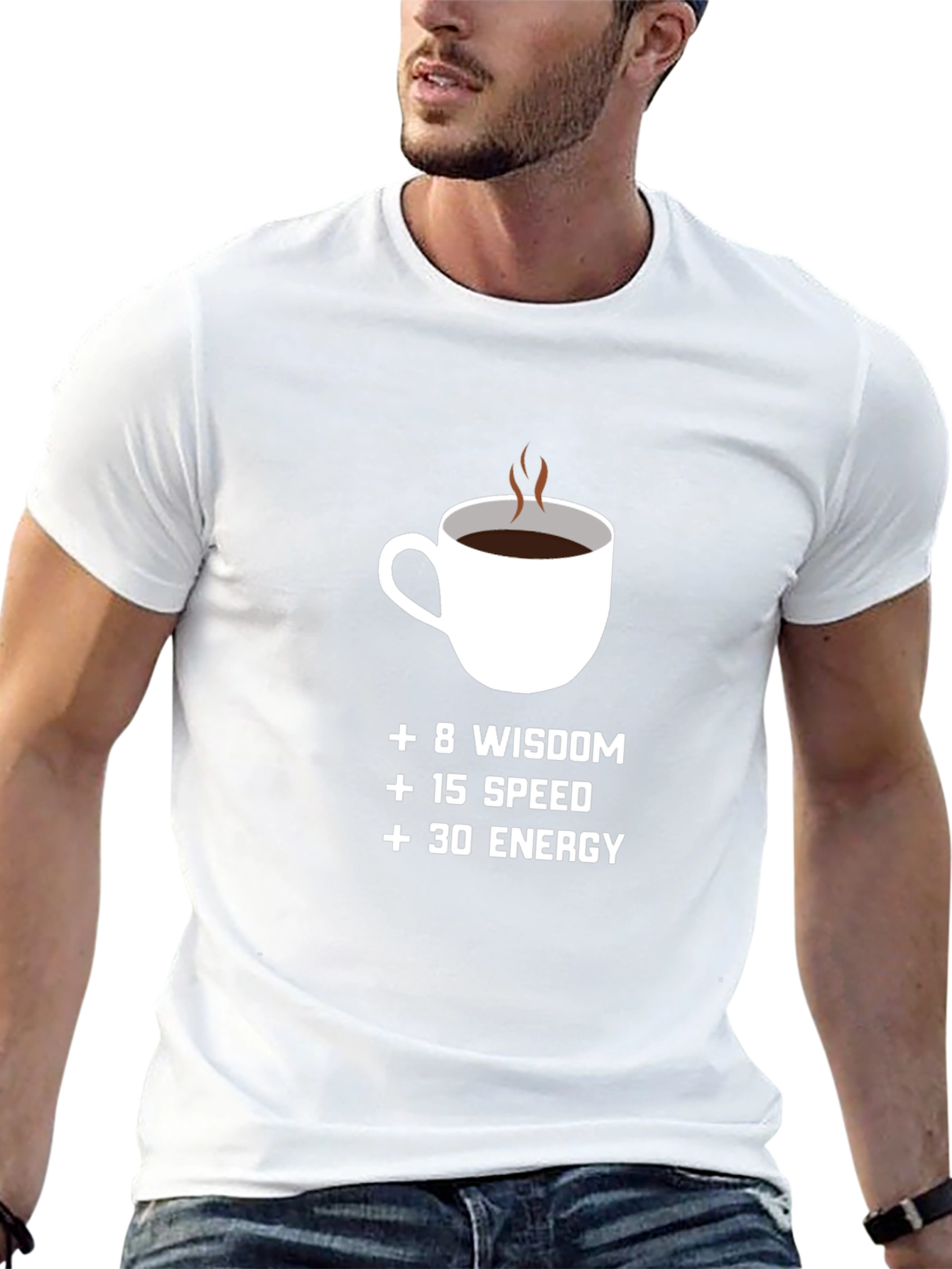 Coffee + Stats Black T-Shirt