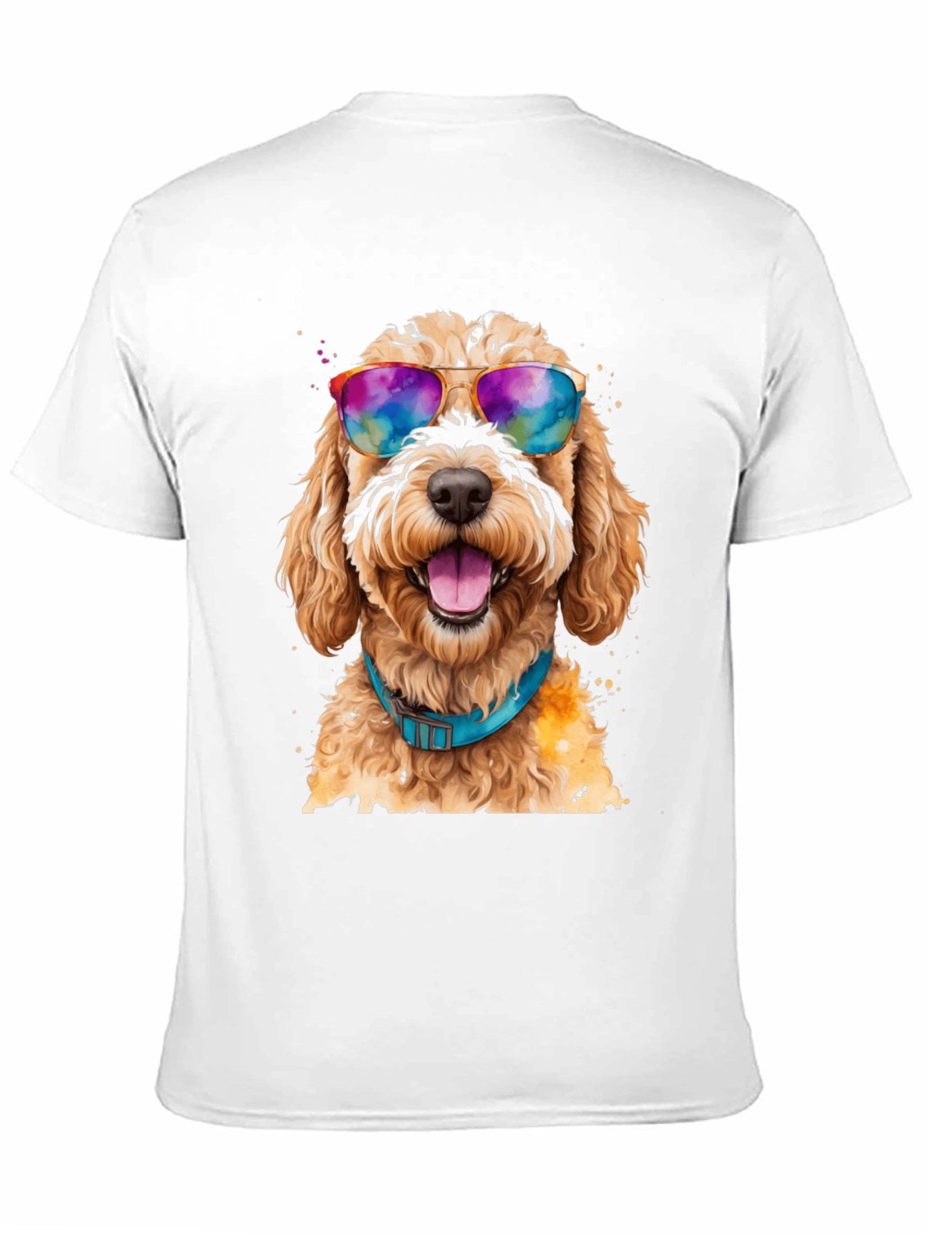 Dog with Sunglasses Graphic Tee - Cool Comfort