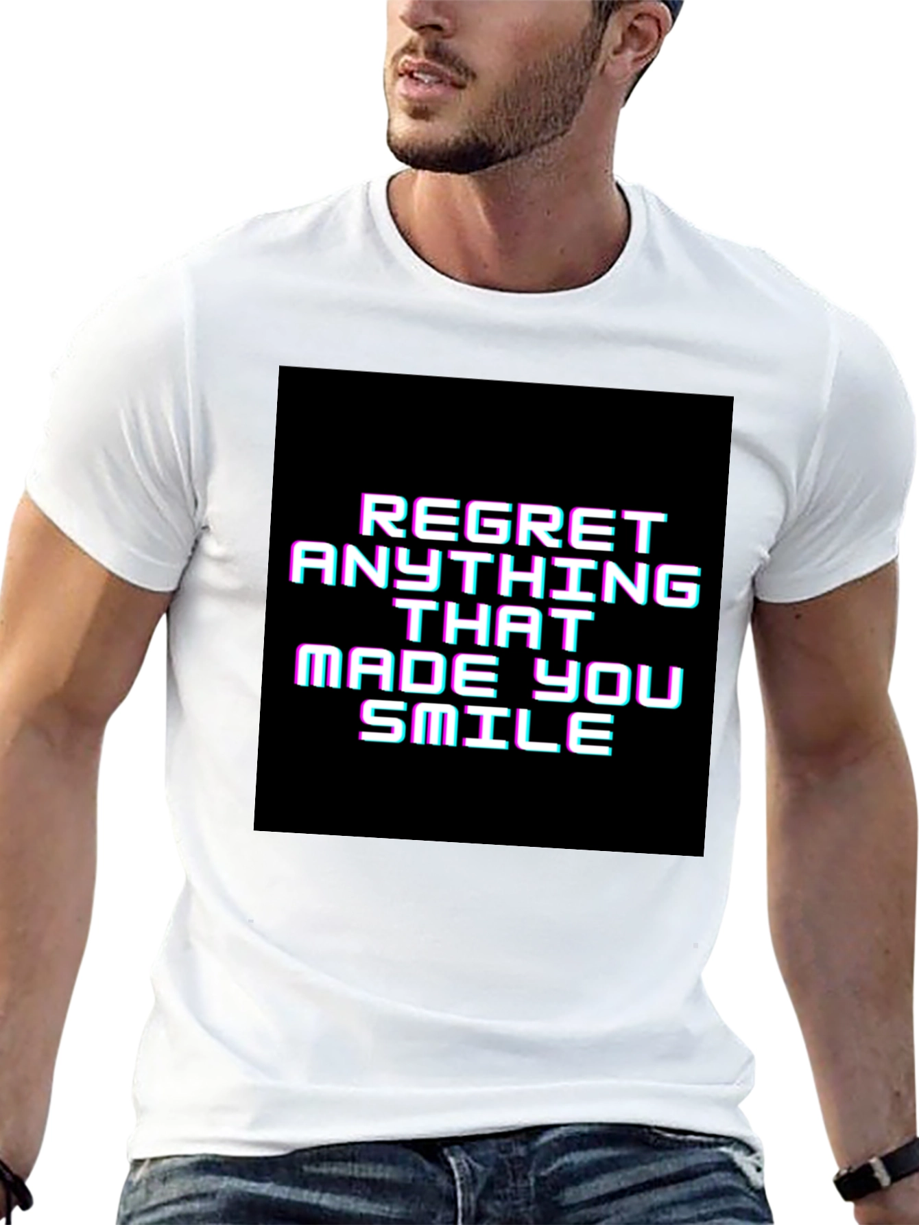 Regret Anything That Made You Smile Graphic Tee