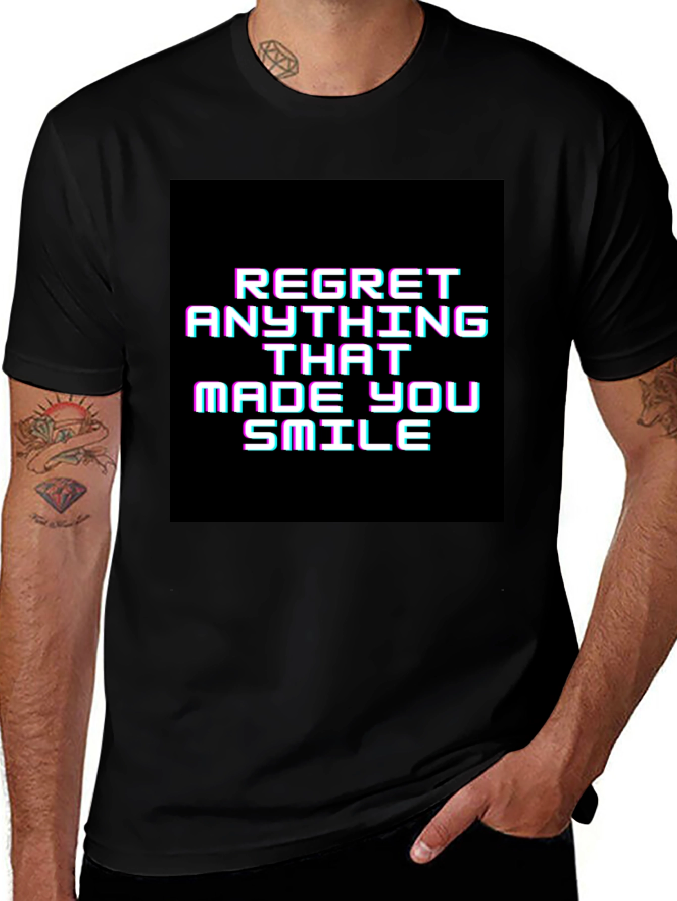 Regret Anything That Made You Smile Graphic Tee