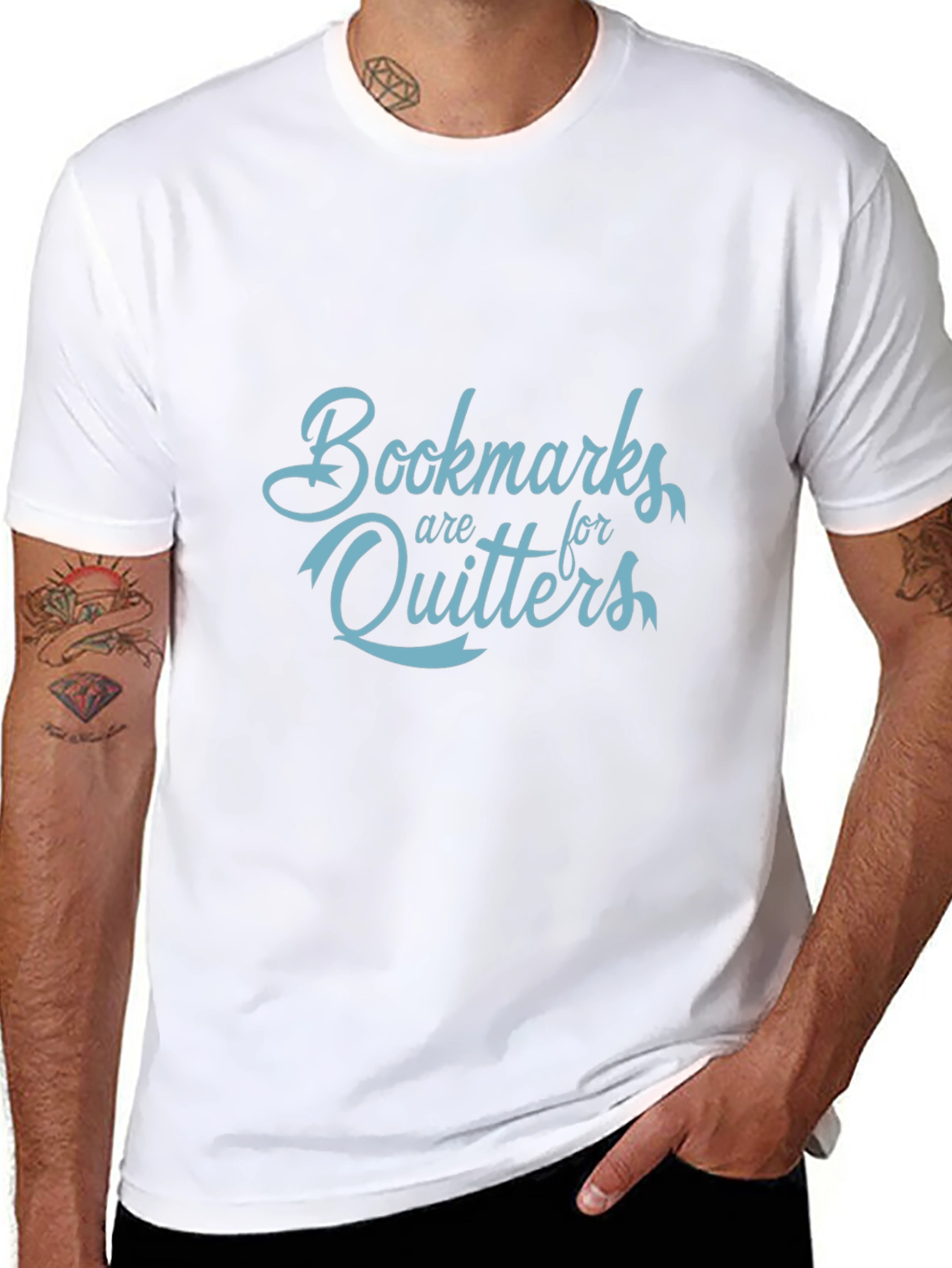Bookmarks are for Quitters Graphic T-Shirt