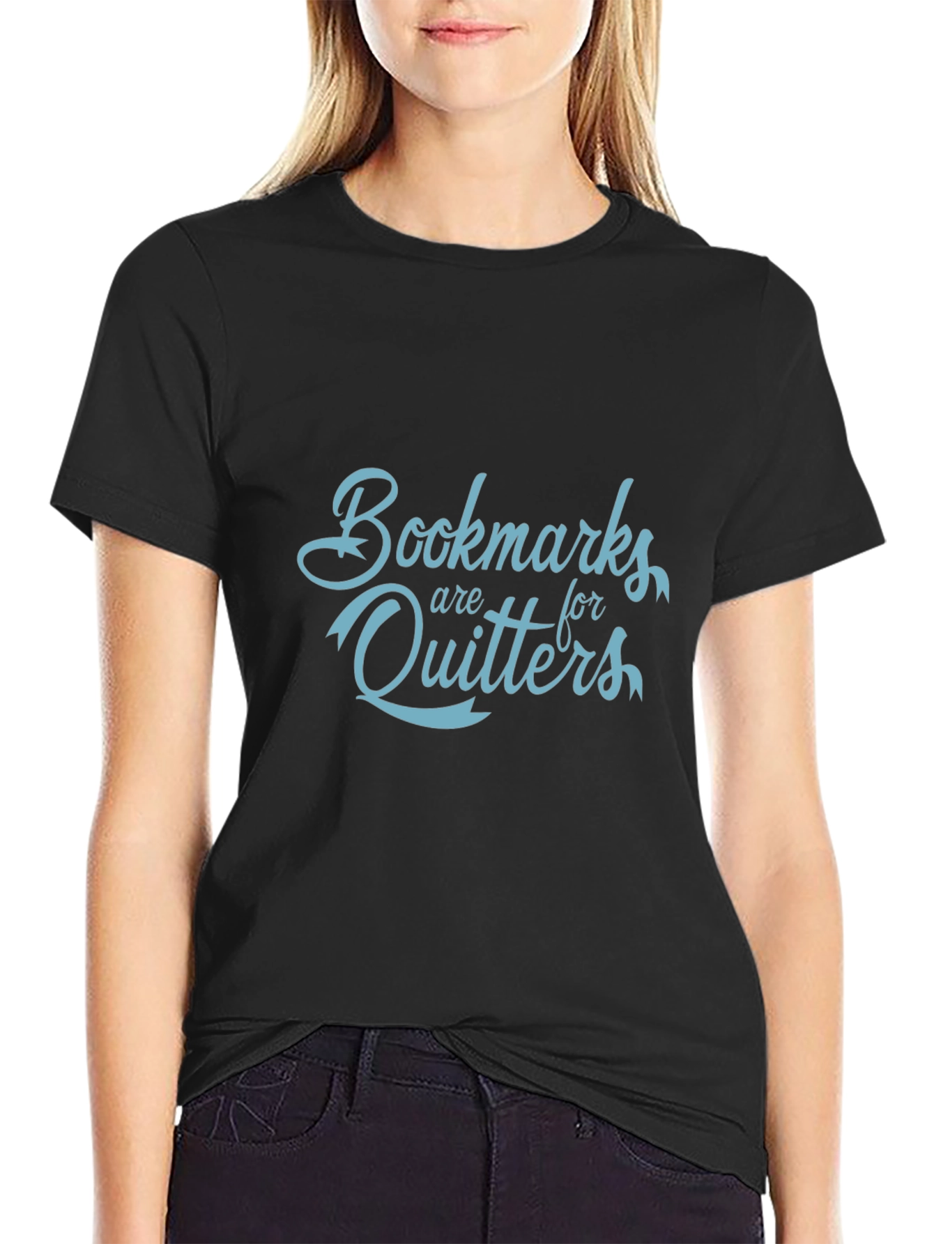 Bookmarks are for Quitters Graphic T-Shirt