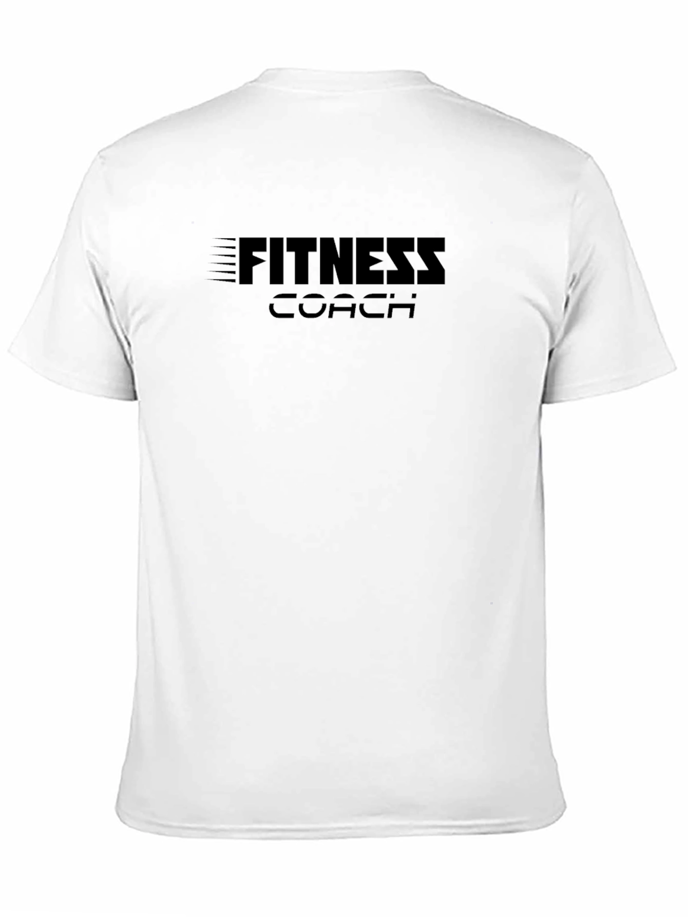 Fitness Coach Black T-Shirt - Motivational Apparel