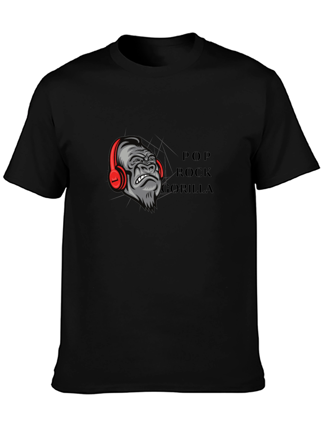 Pop Rock Gorilla Graphic T-Shirt