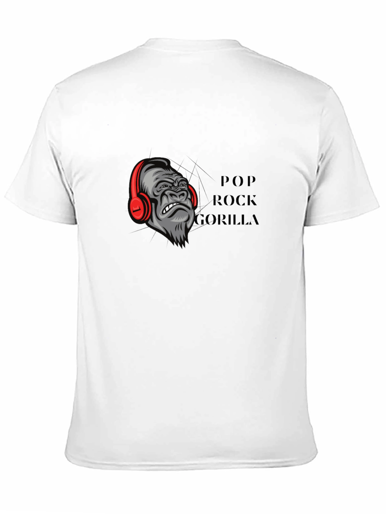 Pop Rock Gorilla Graphic T-Shirt