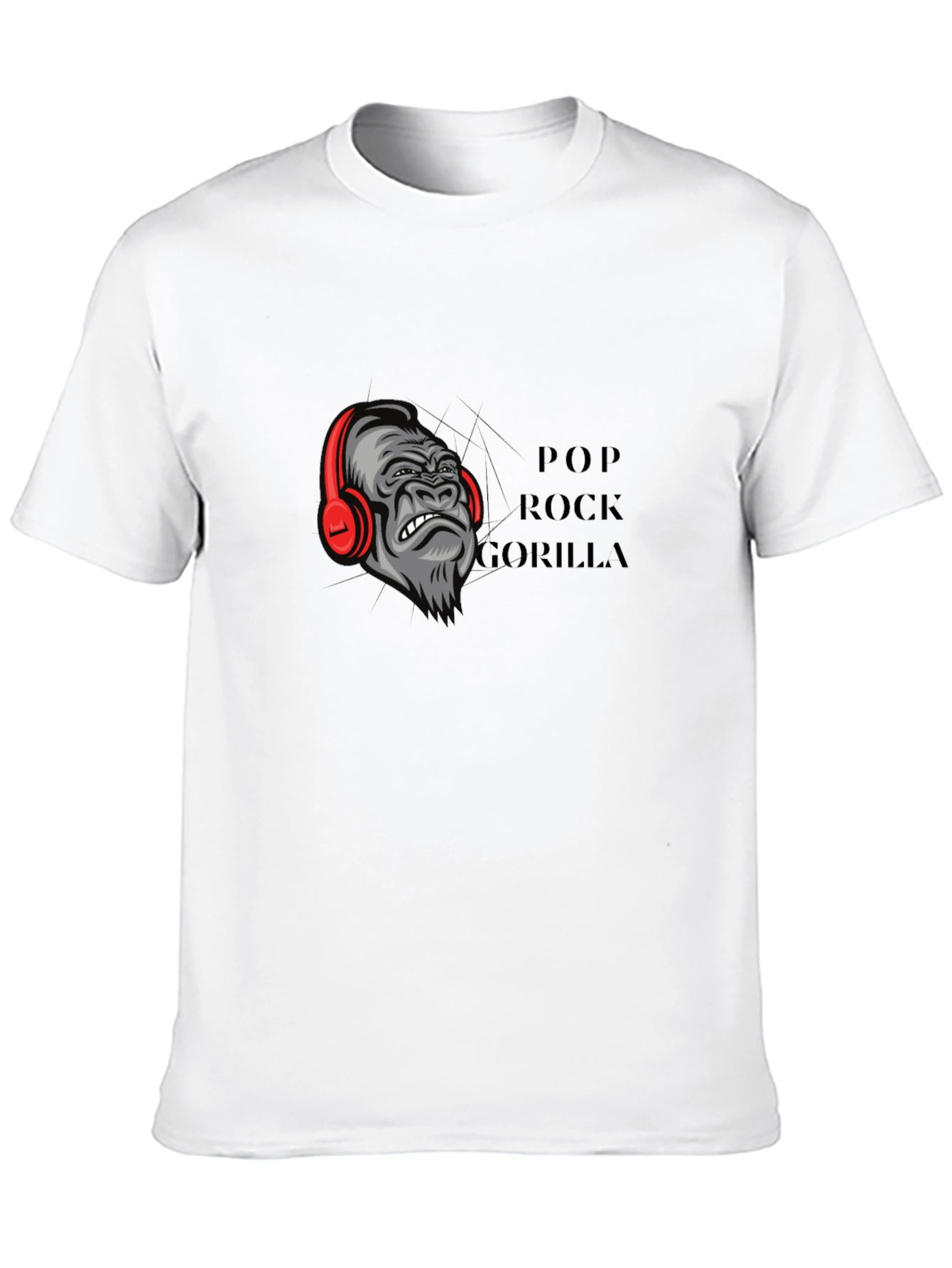 Pop Rock Gorilla Graphic T-Shirt